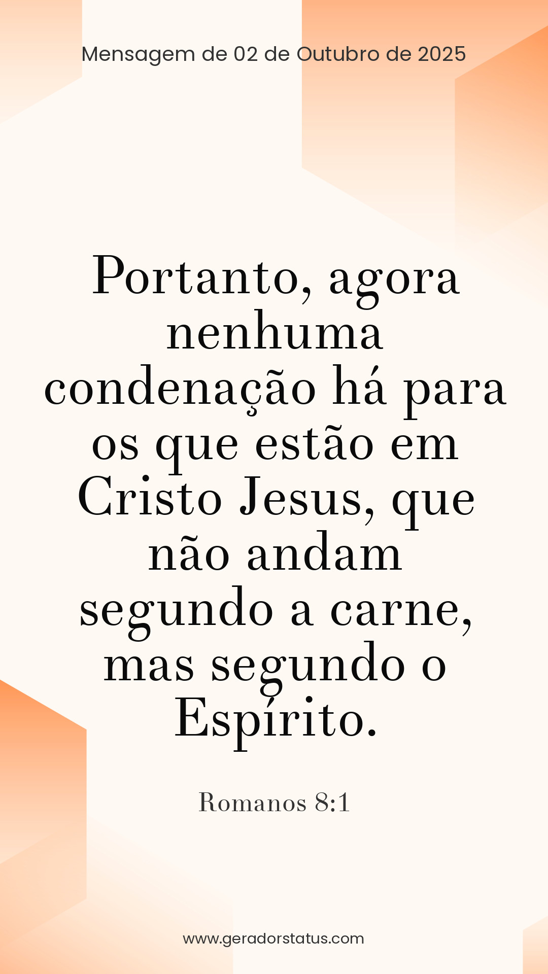 Status do dia: Versículo