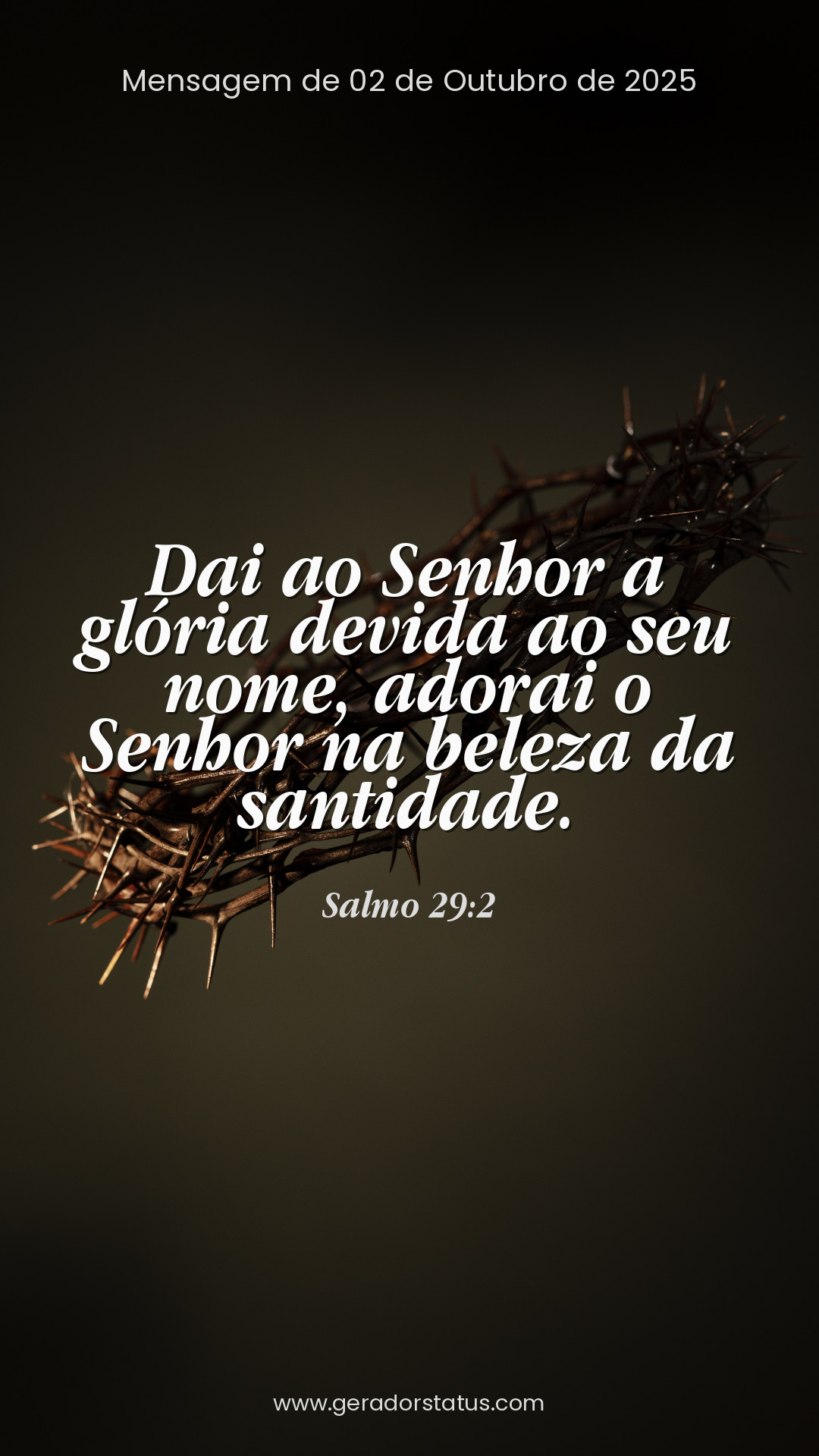 Status do dia: Salmo