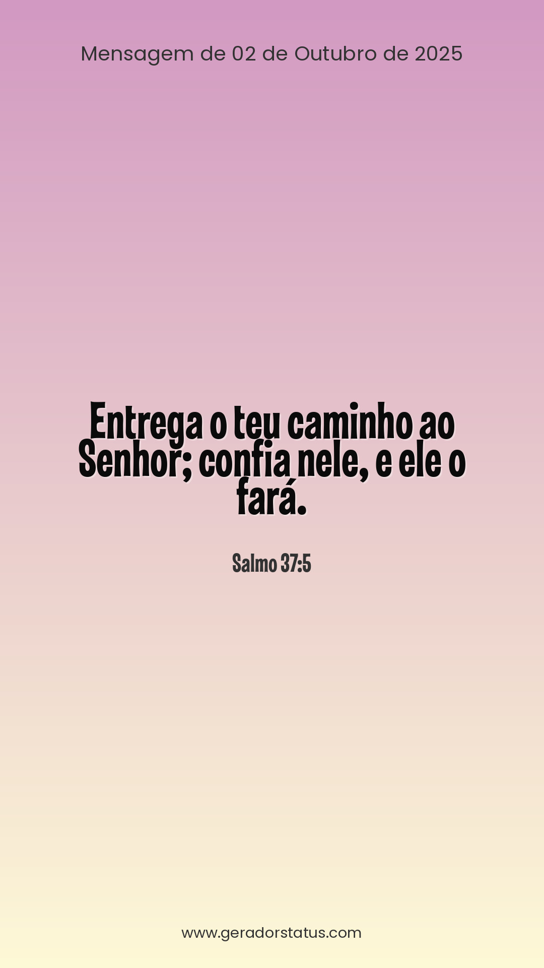 Status do dia: Salmo