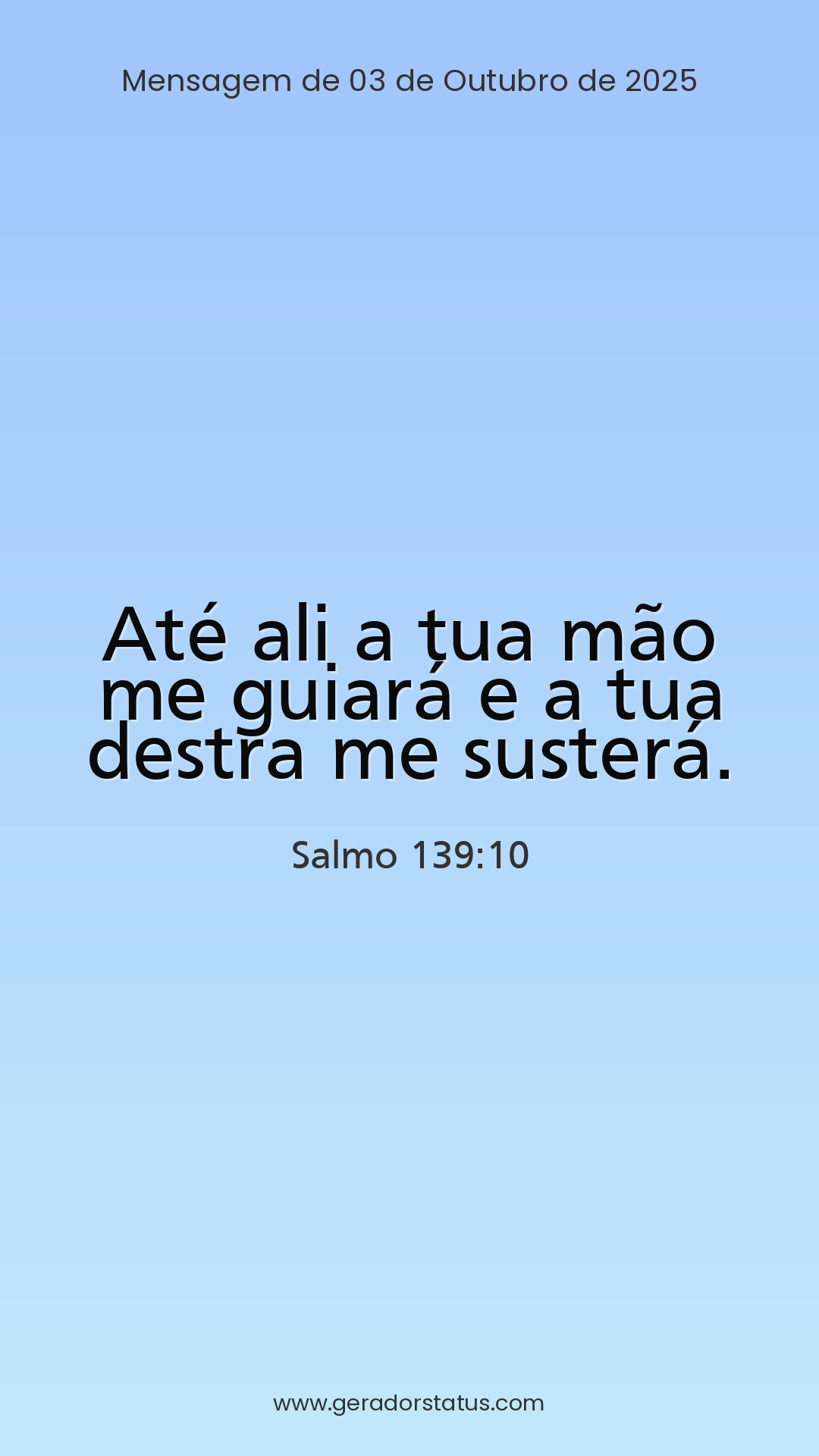 Status do dia: Salmo