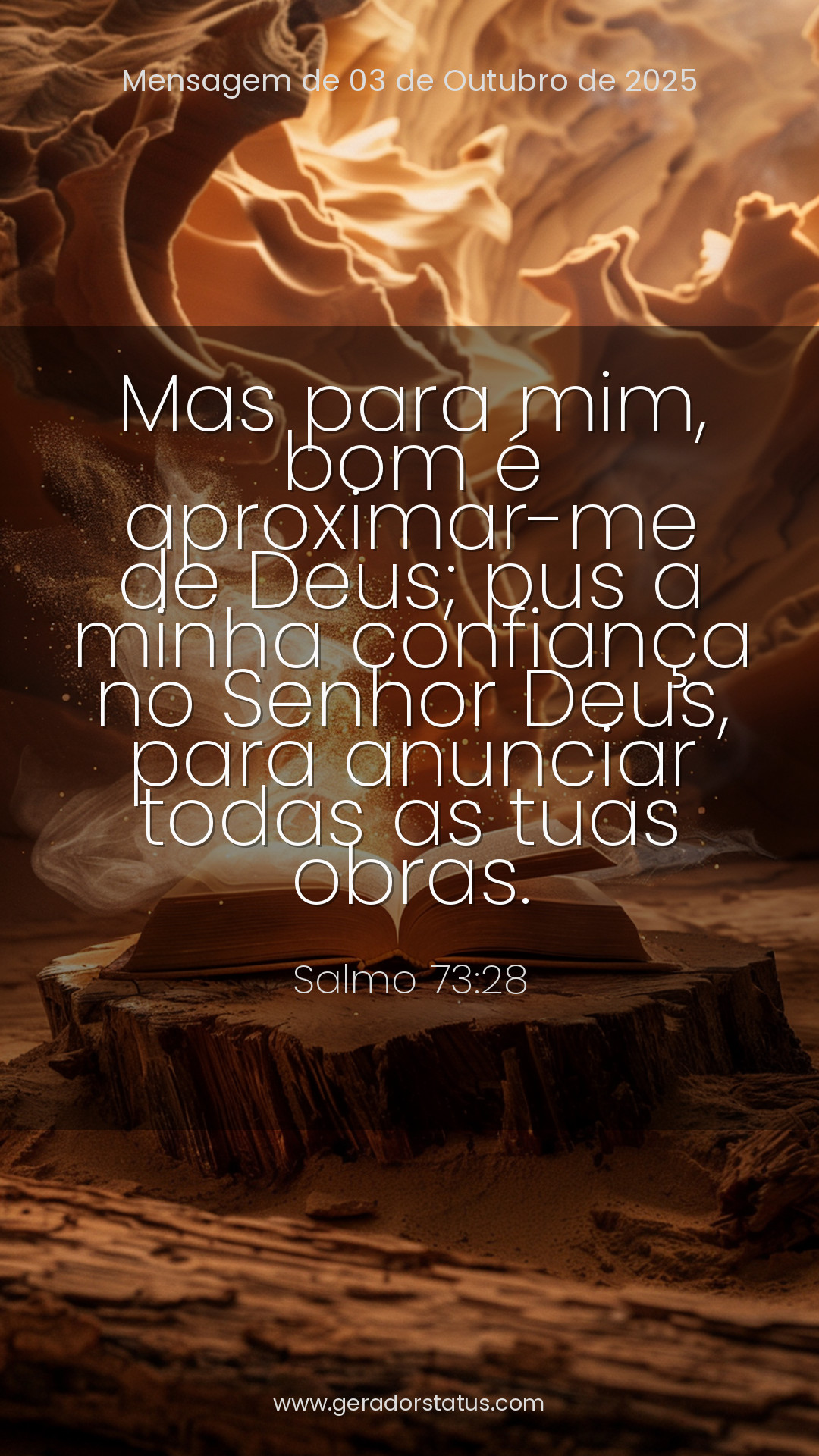 Status do dia: Salmo