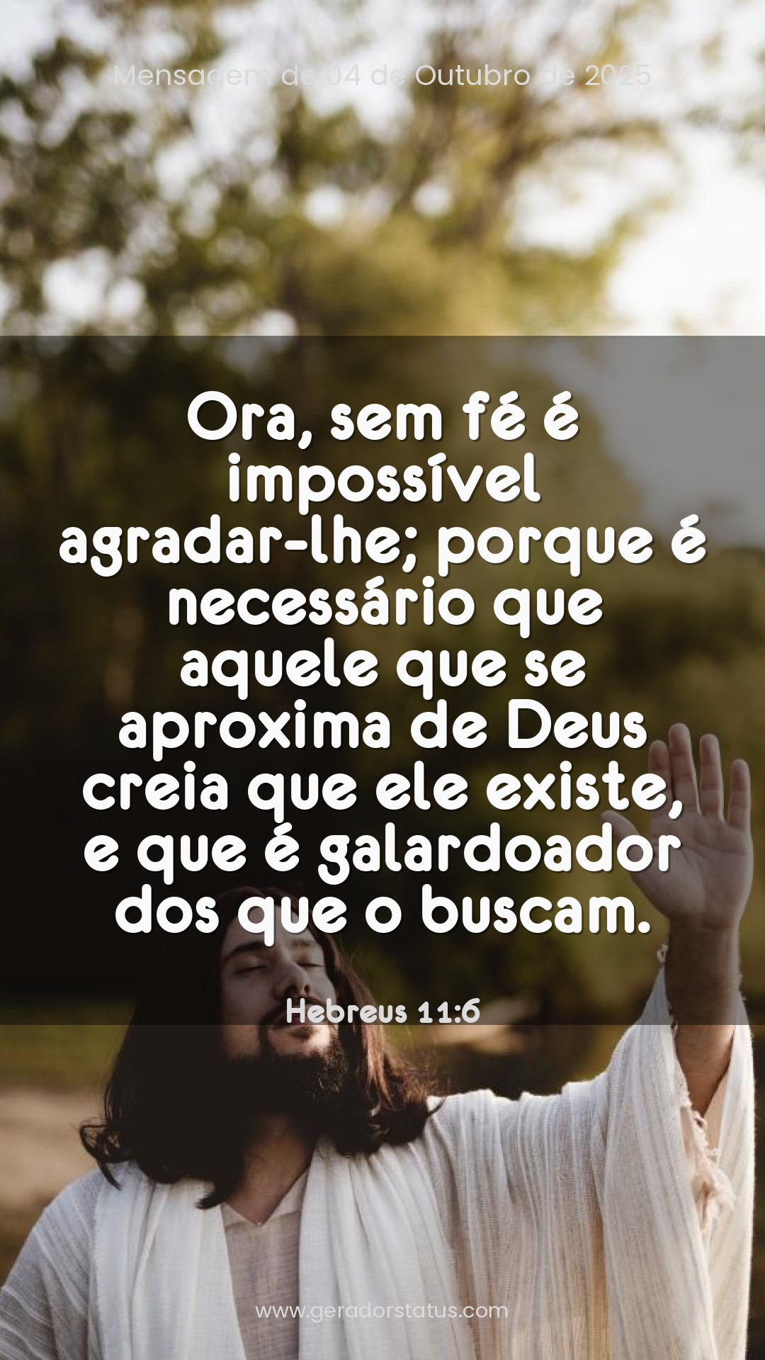 Status do dia: Versículo