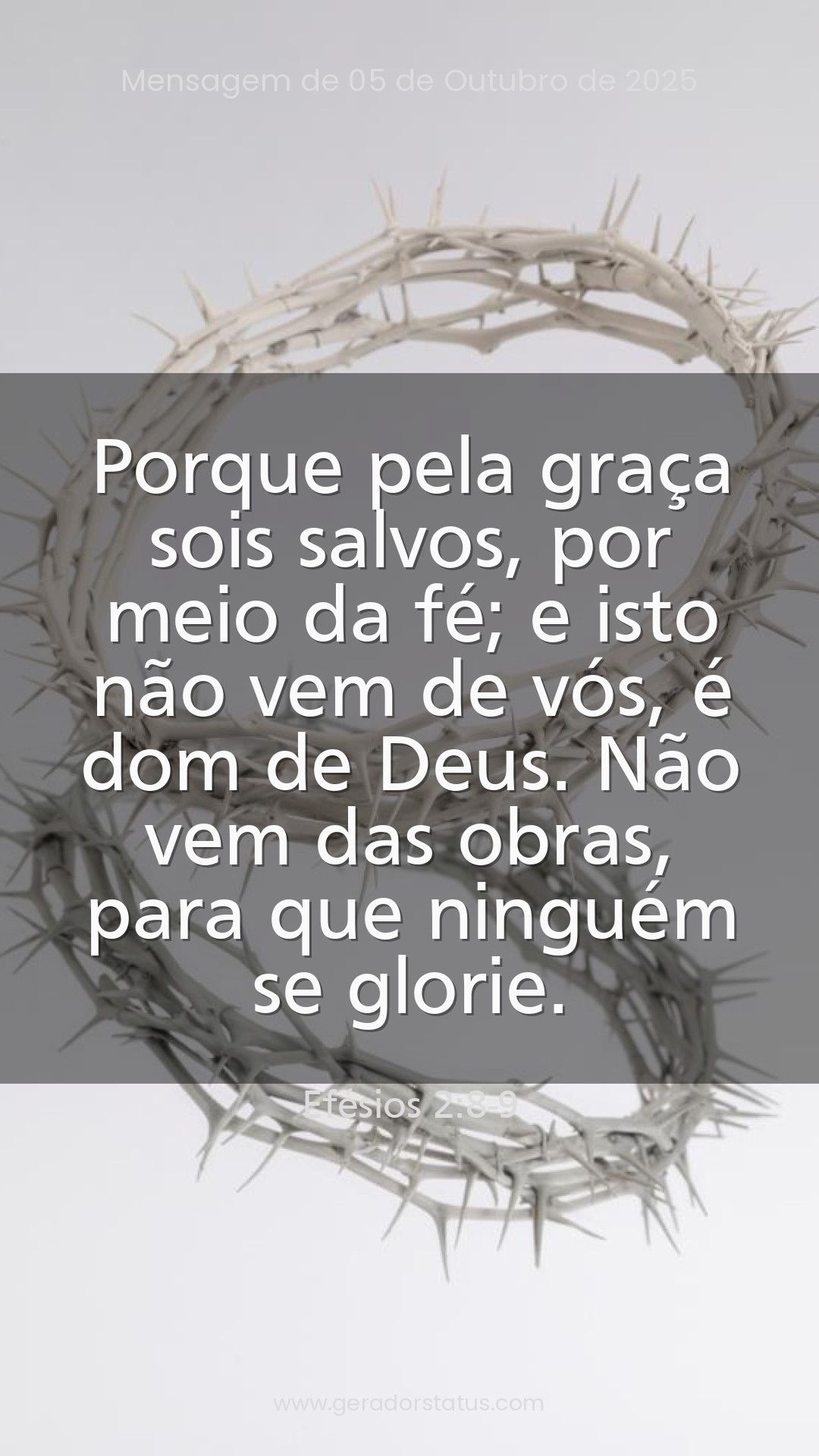 Status do dia: Versículo