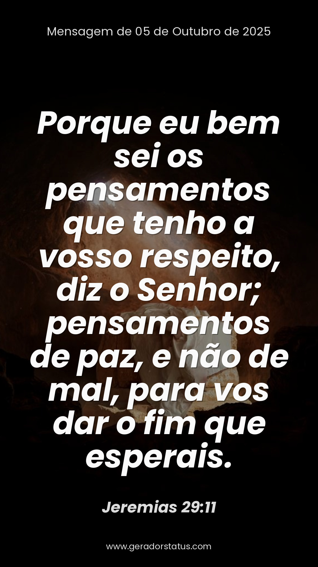 Status do dia: Versículo