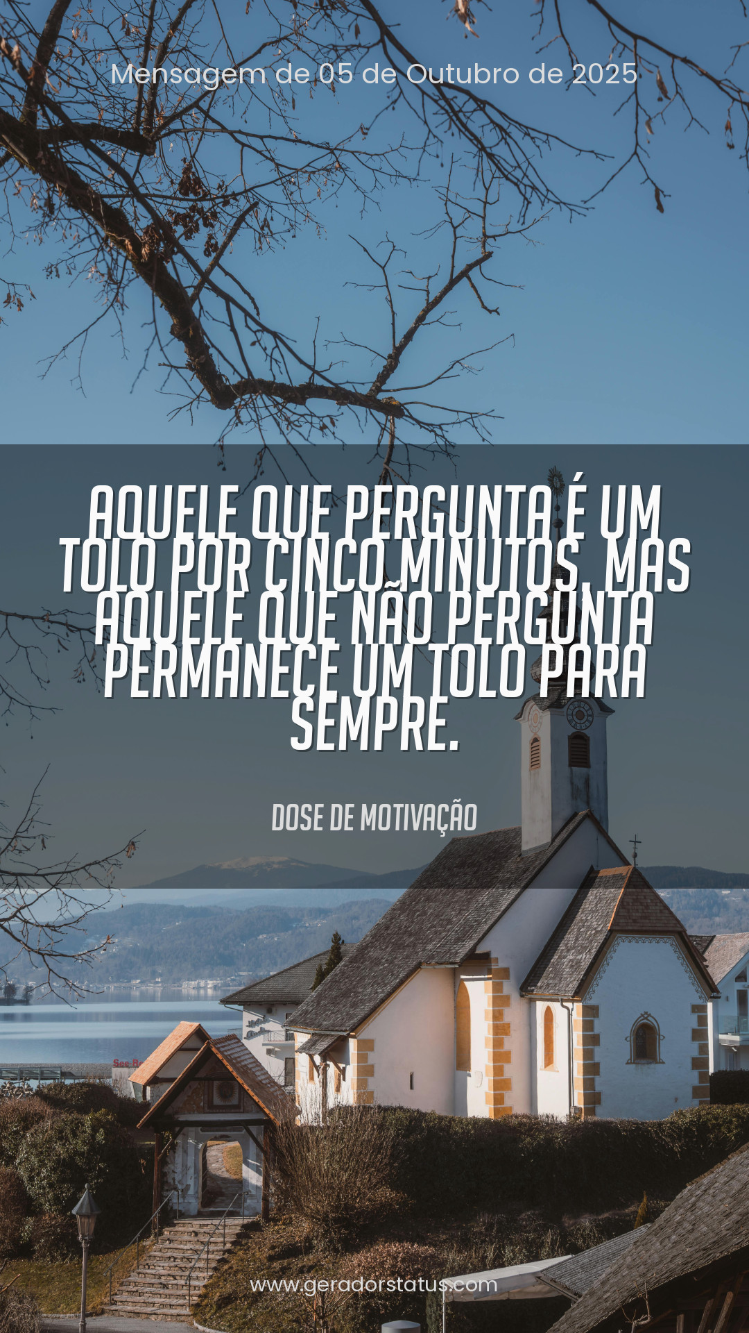 Status do dia: Motivacional