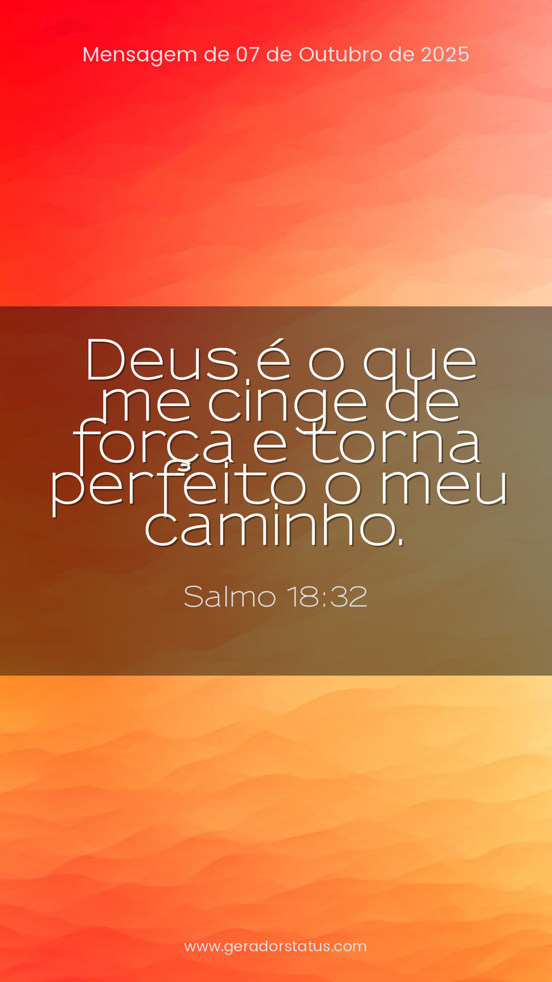 Status do dia: Salmo