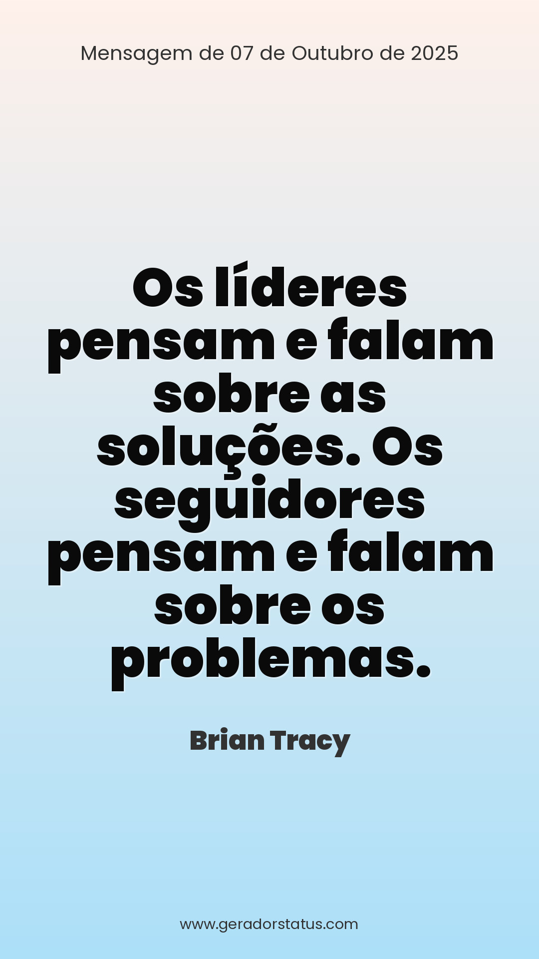 Status do dia: Citação