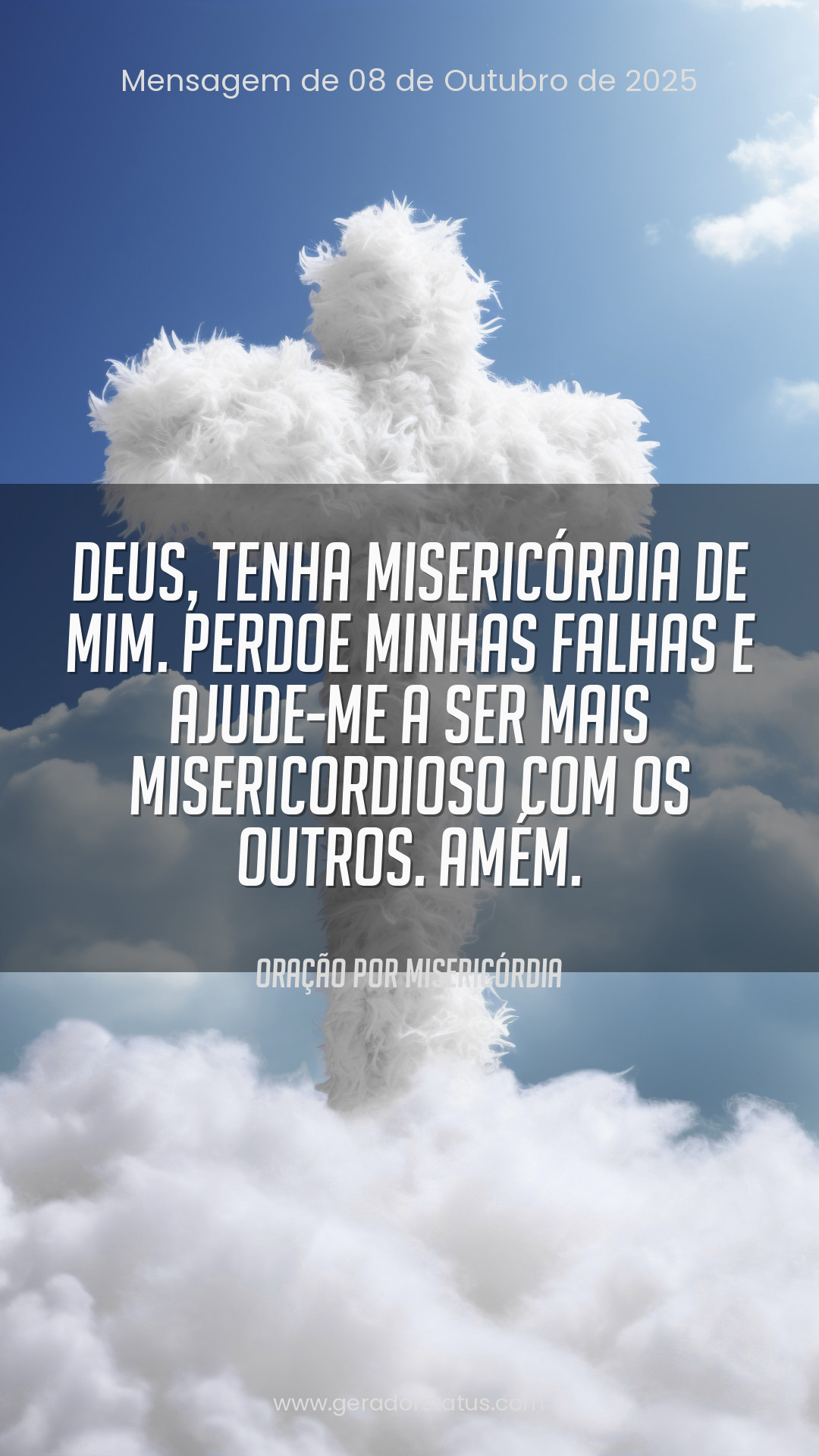 Status do dia: Oração Cristã