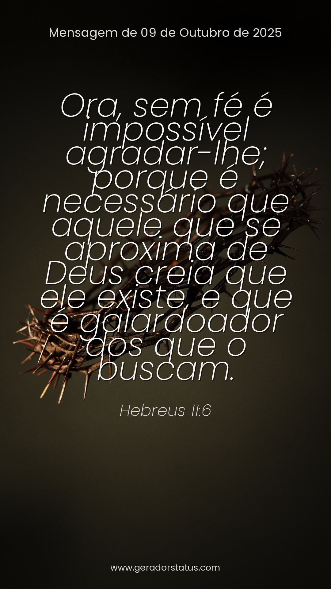 Status do dia: Versículo