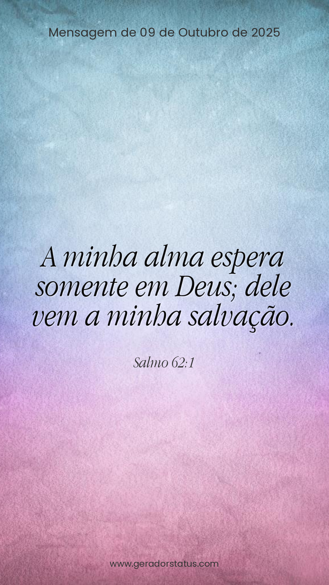 Status do dia: Salmo