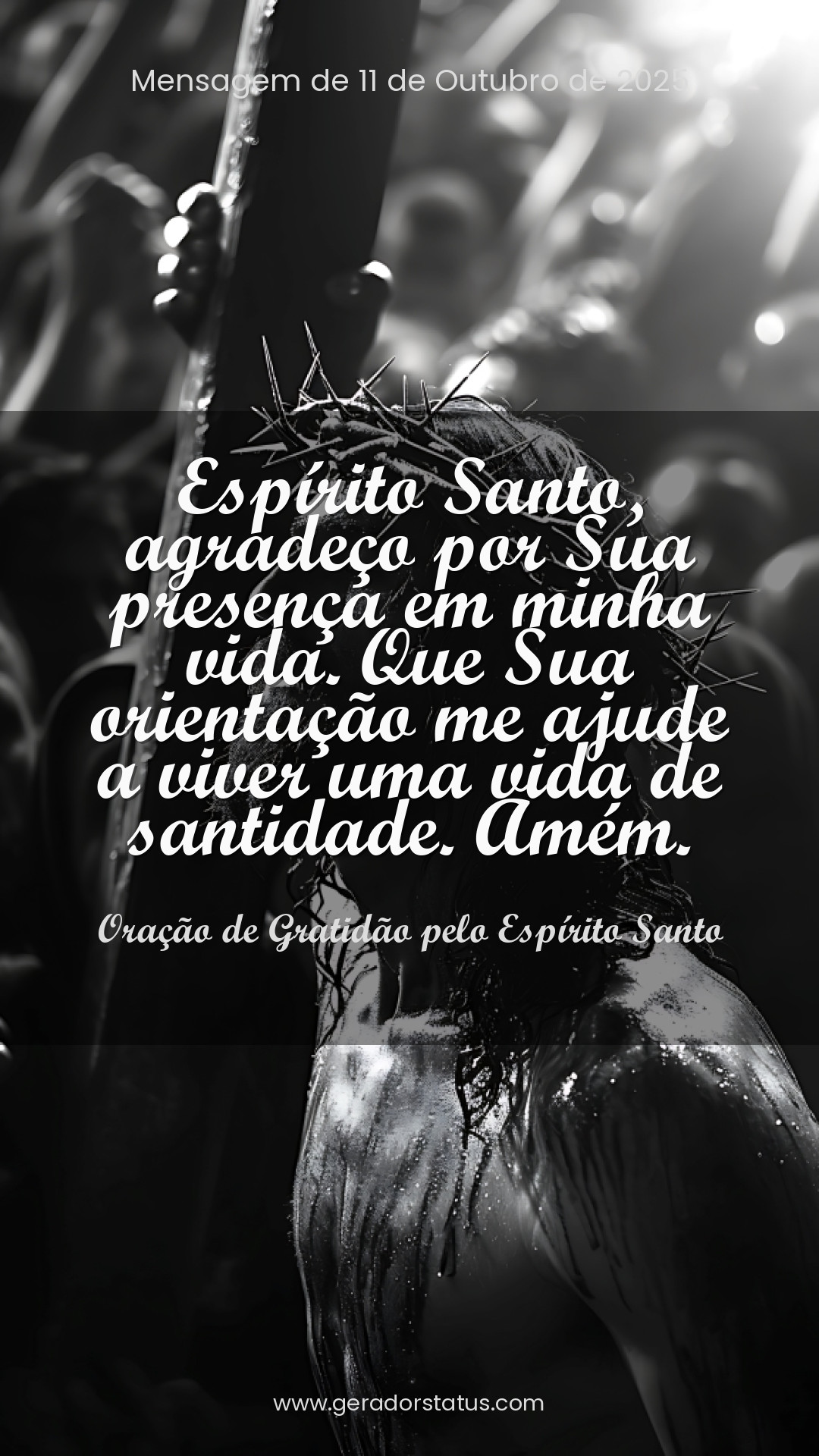 Status do dia: Oração Cristã