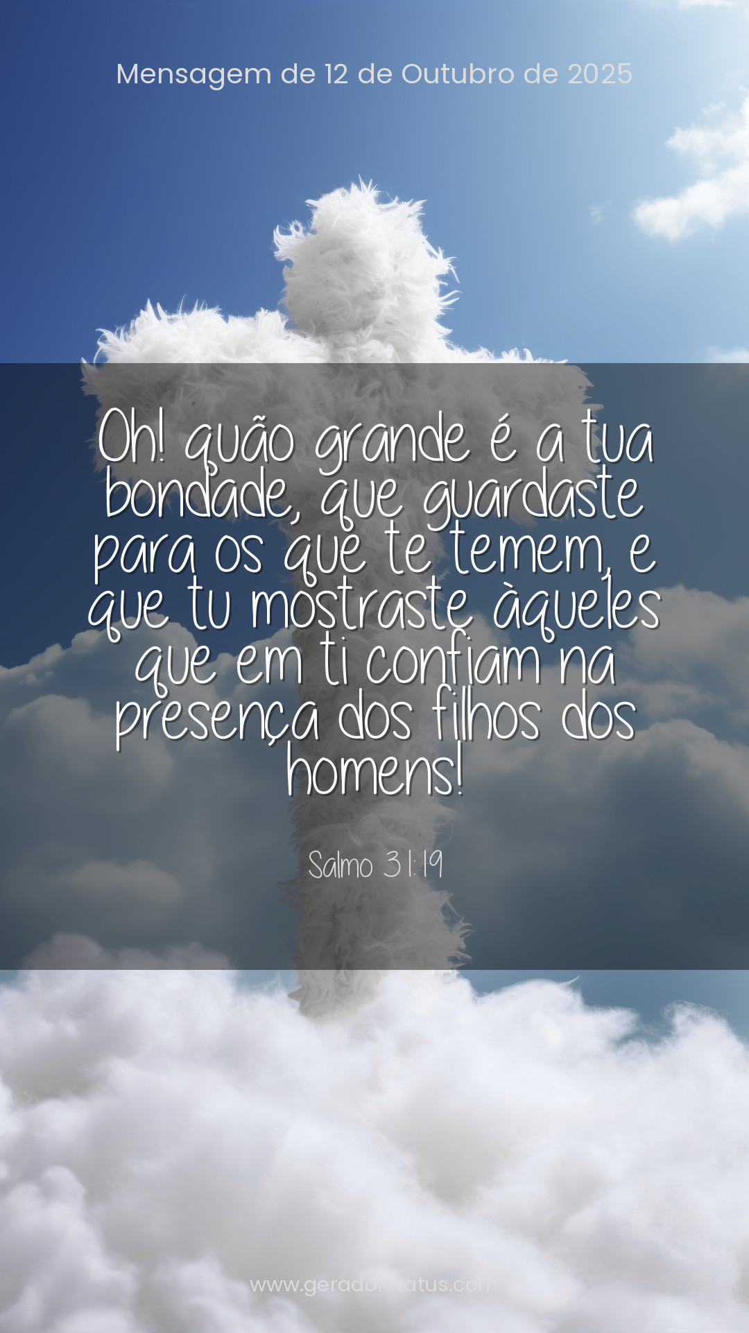 Status do dia: Salmo