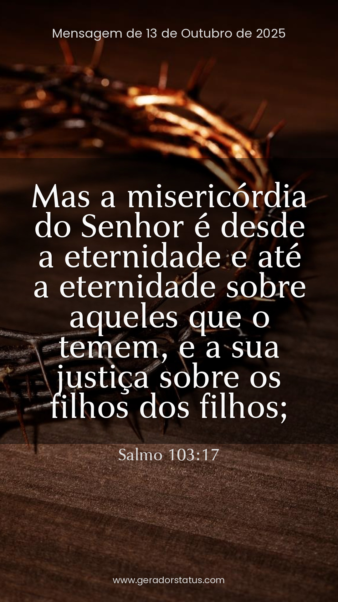 Status do dia: Salmo