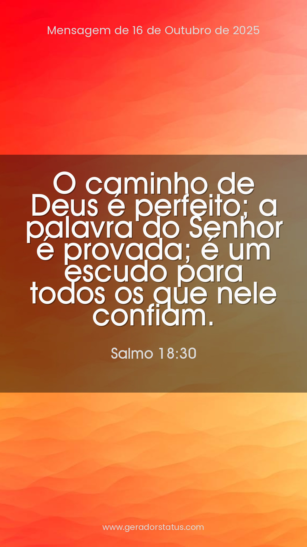 Status do dia: Salmo