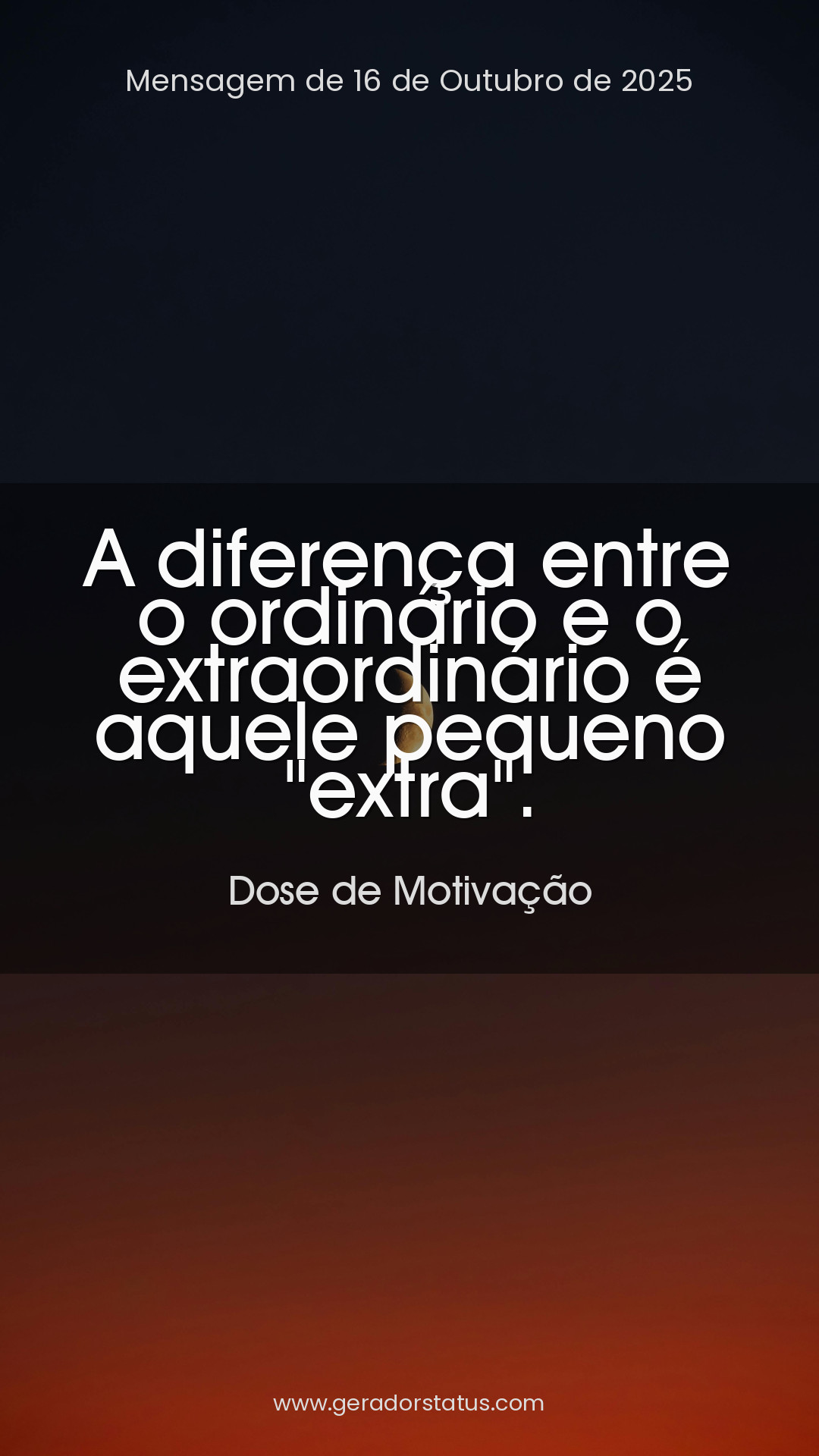 Status do dia: Motivacional