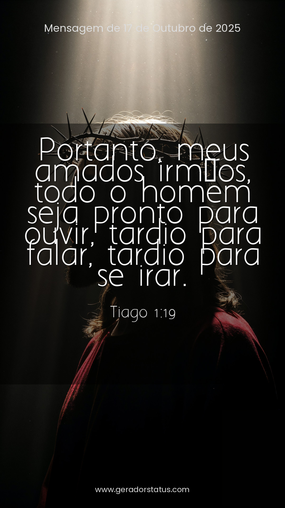 Status do dia: Versículo