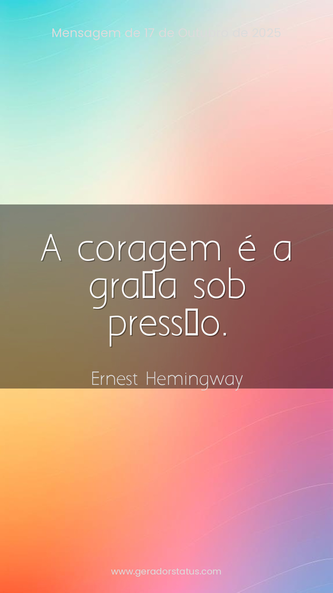 Status do dia: Citação