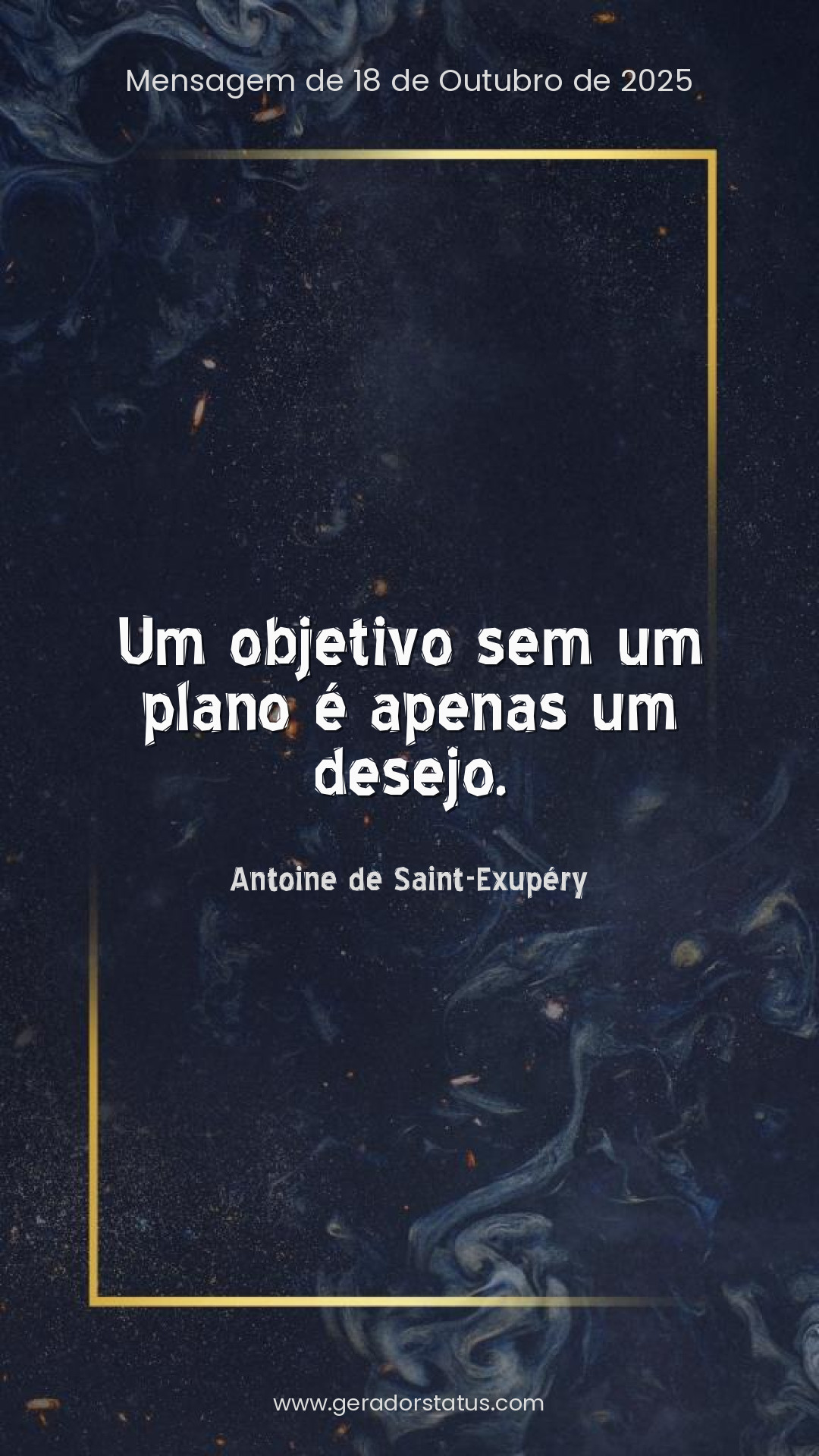 Status do dia: Reflexão