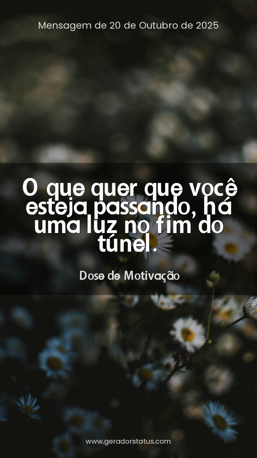 Status do dia: Motivacional