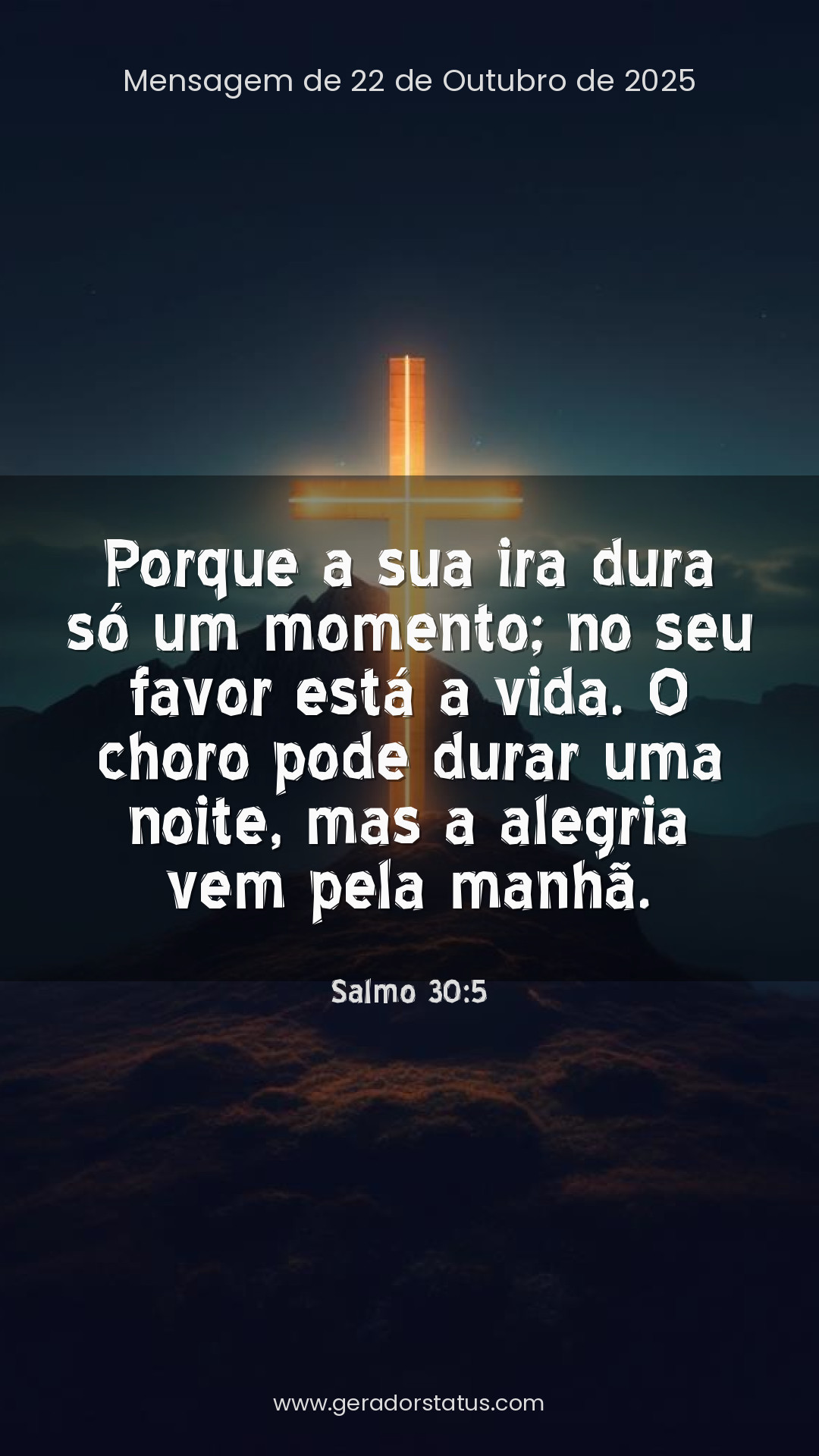 Status do dia: Salmo