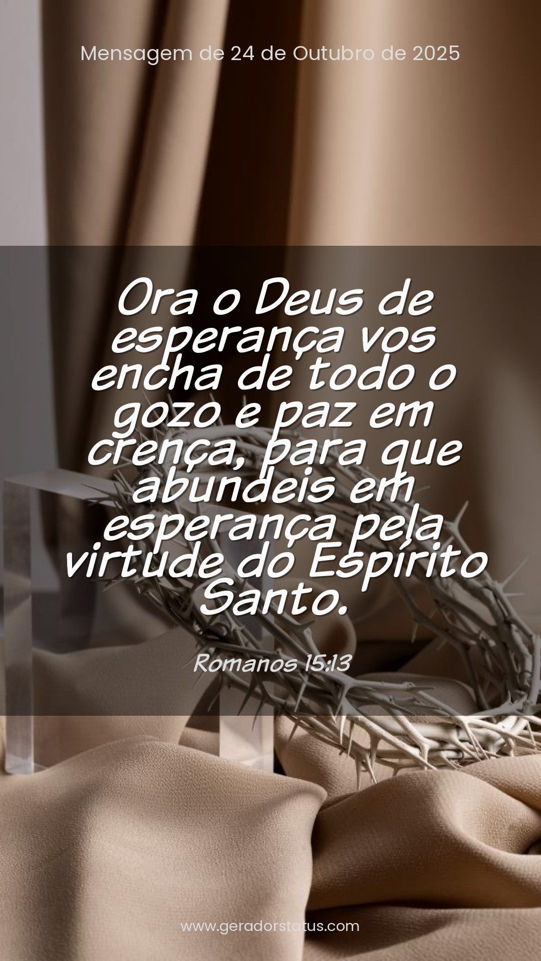 Status do dia: Versículo