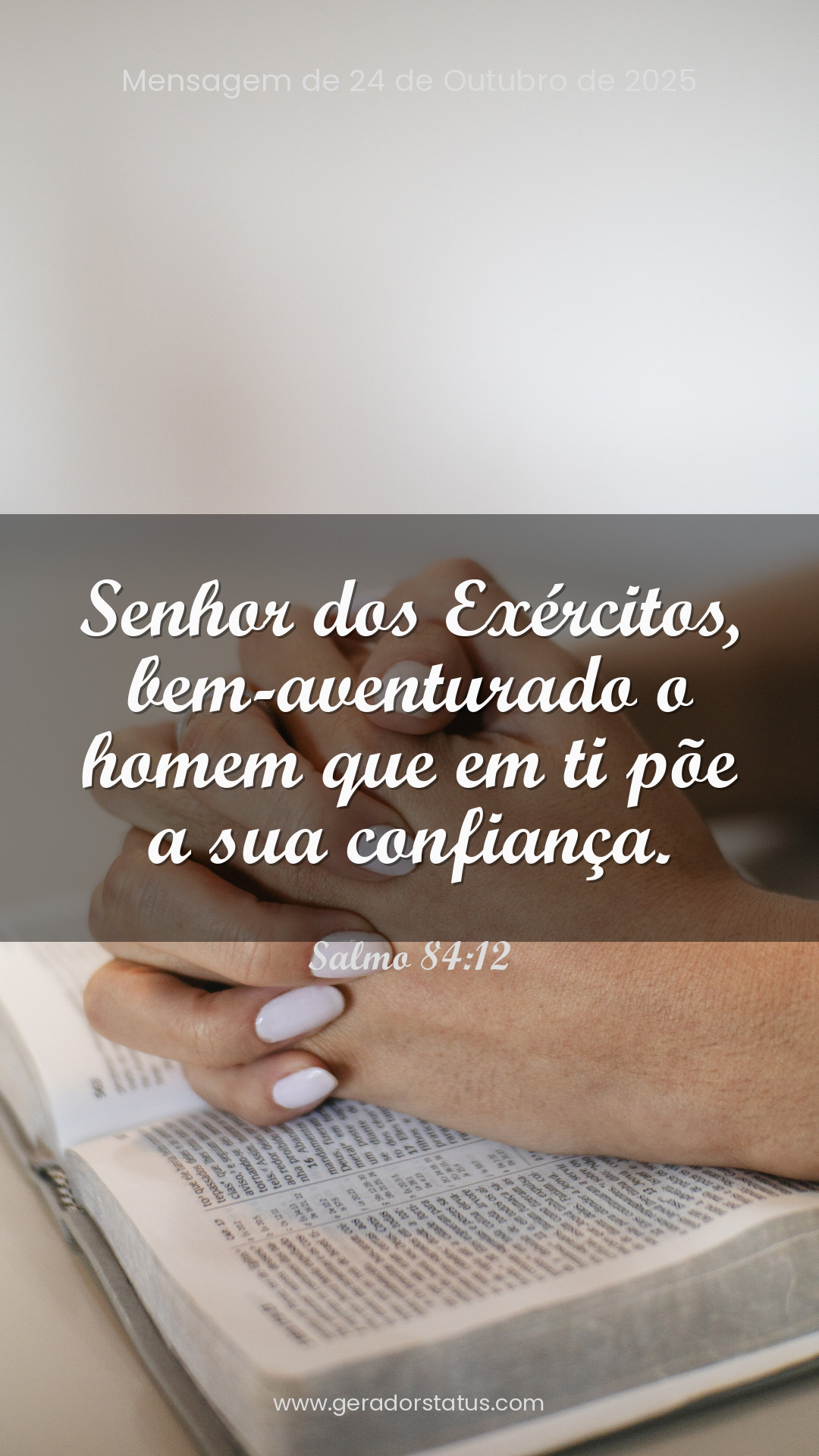 Status do dia: Salmo