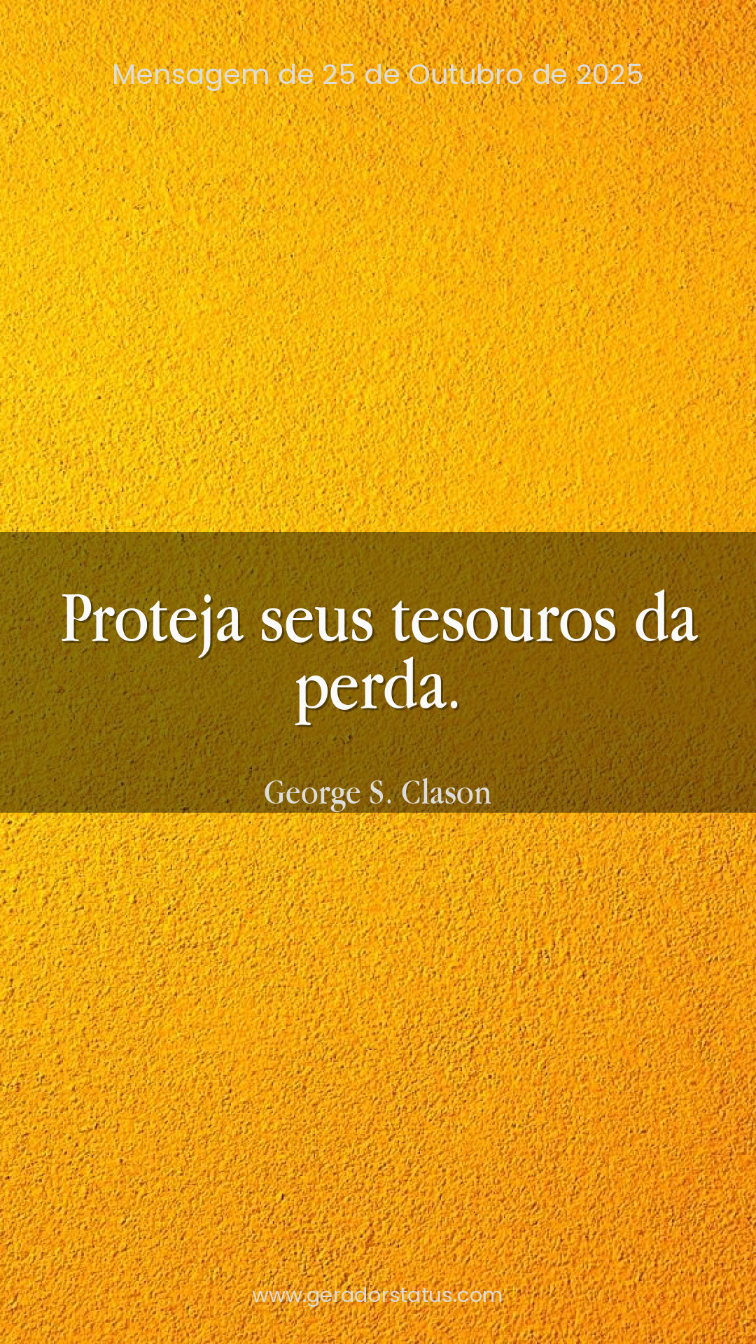 Status do dia: Sabedoria