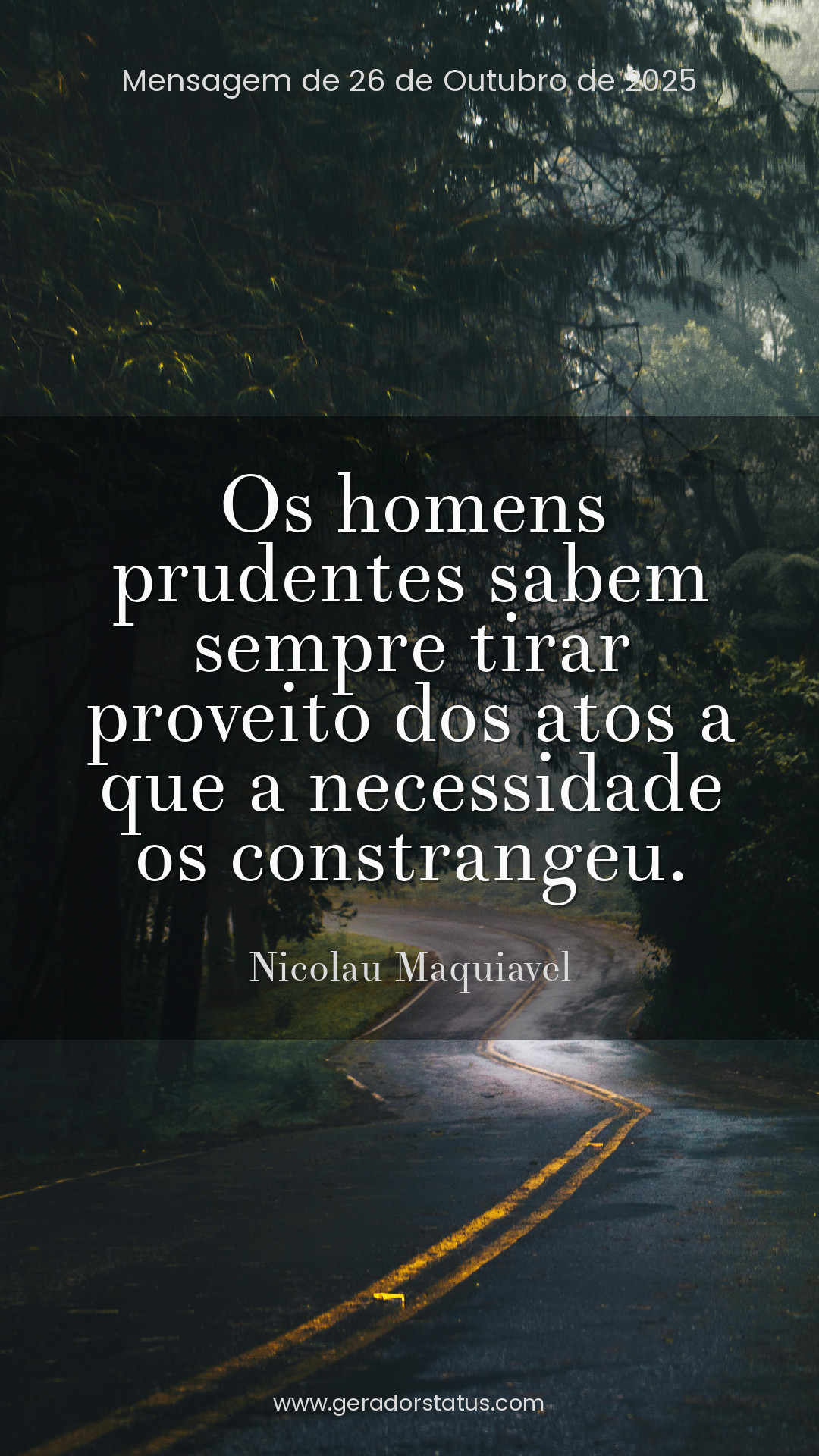 Status do dia: Sabedoria