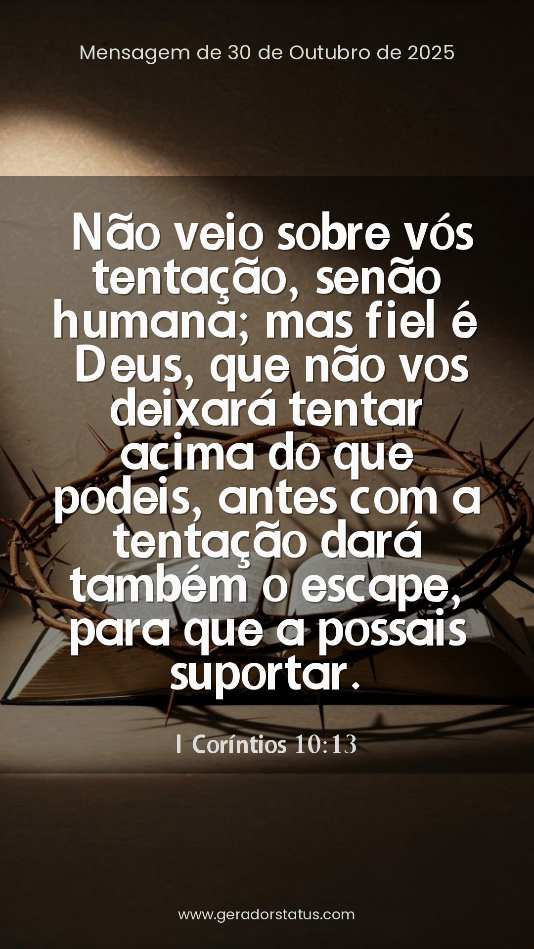 Status do dia: Versículo