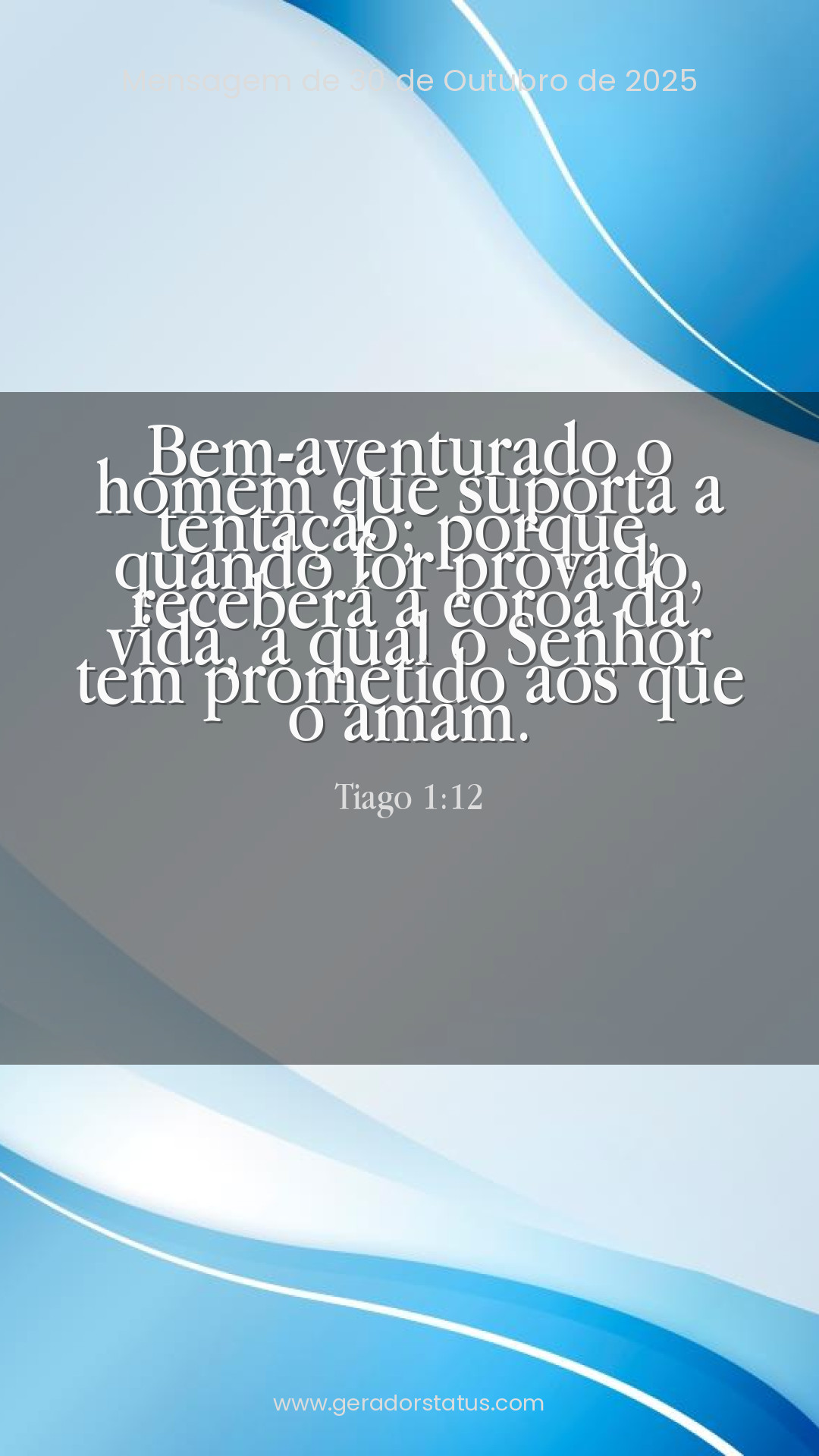 Status do dia: Versículo