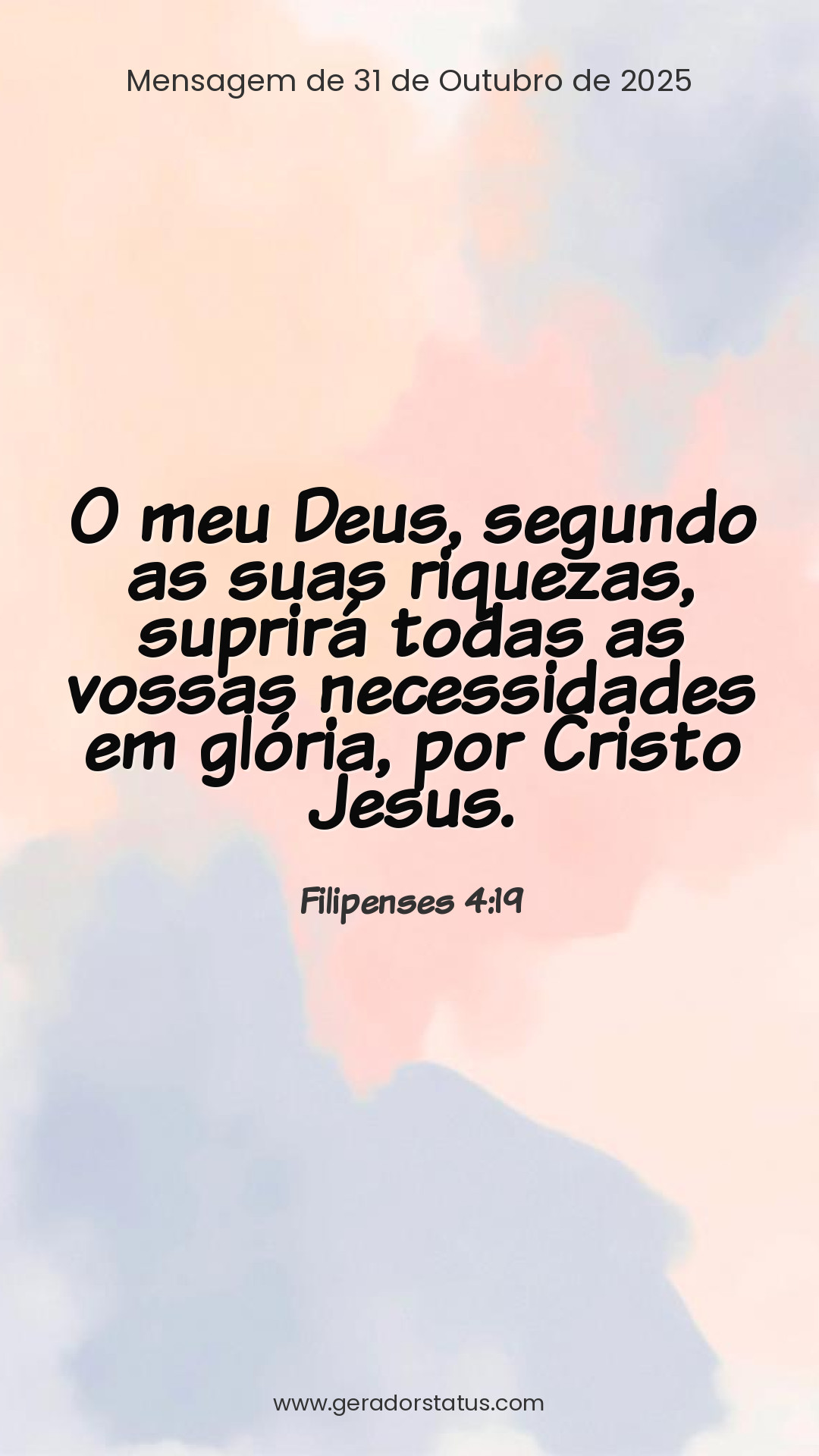 Status do dia: Versículo