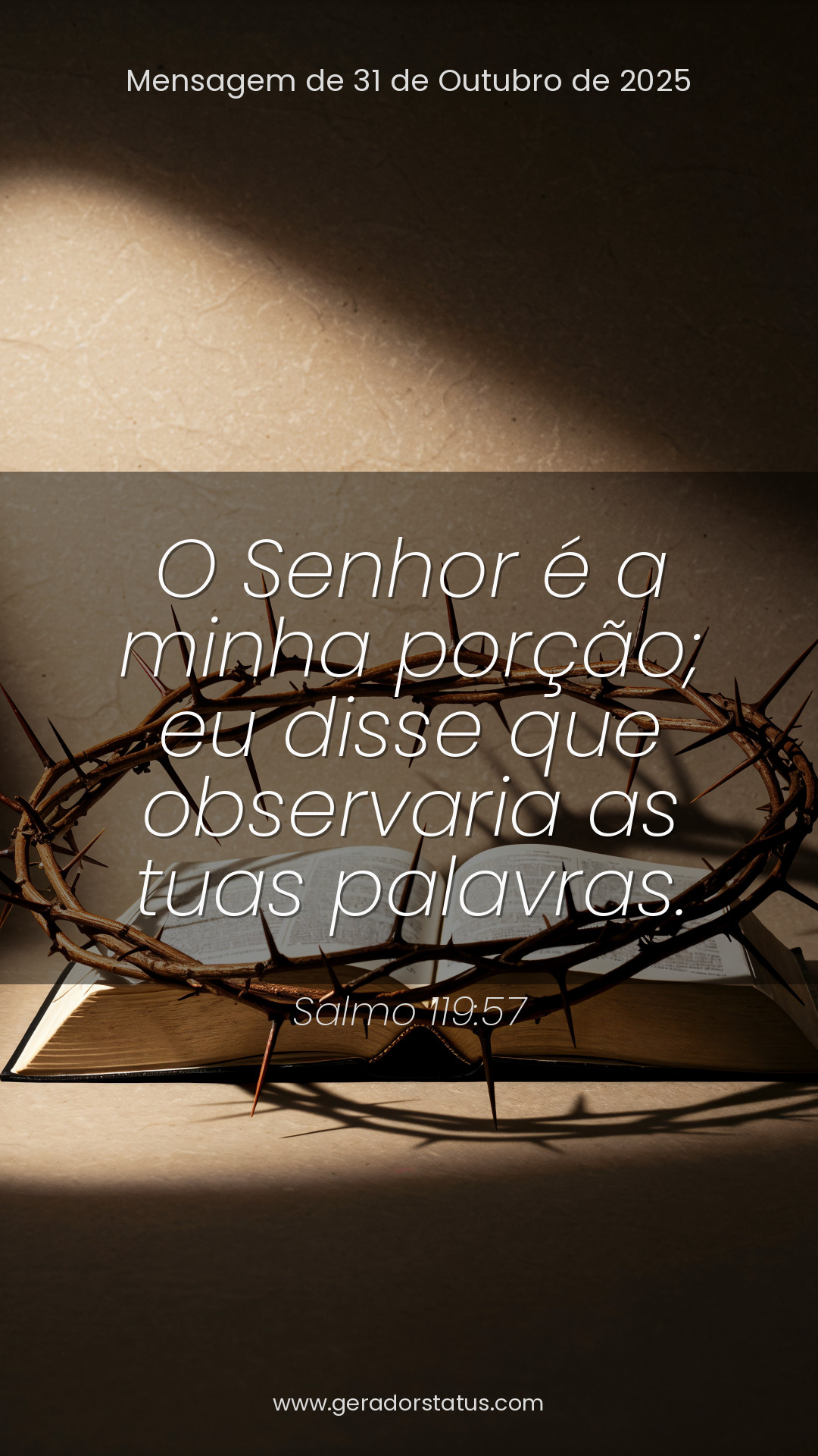 Status do dia: Salmo