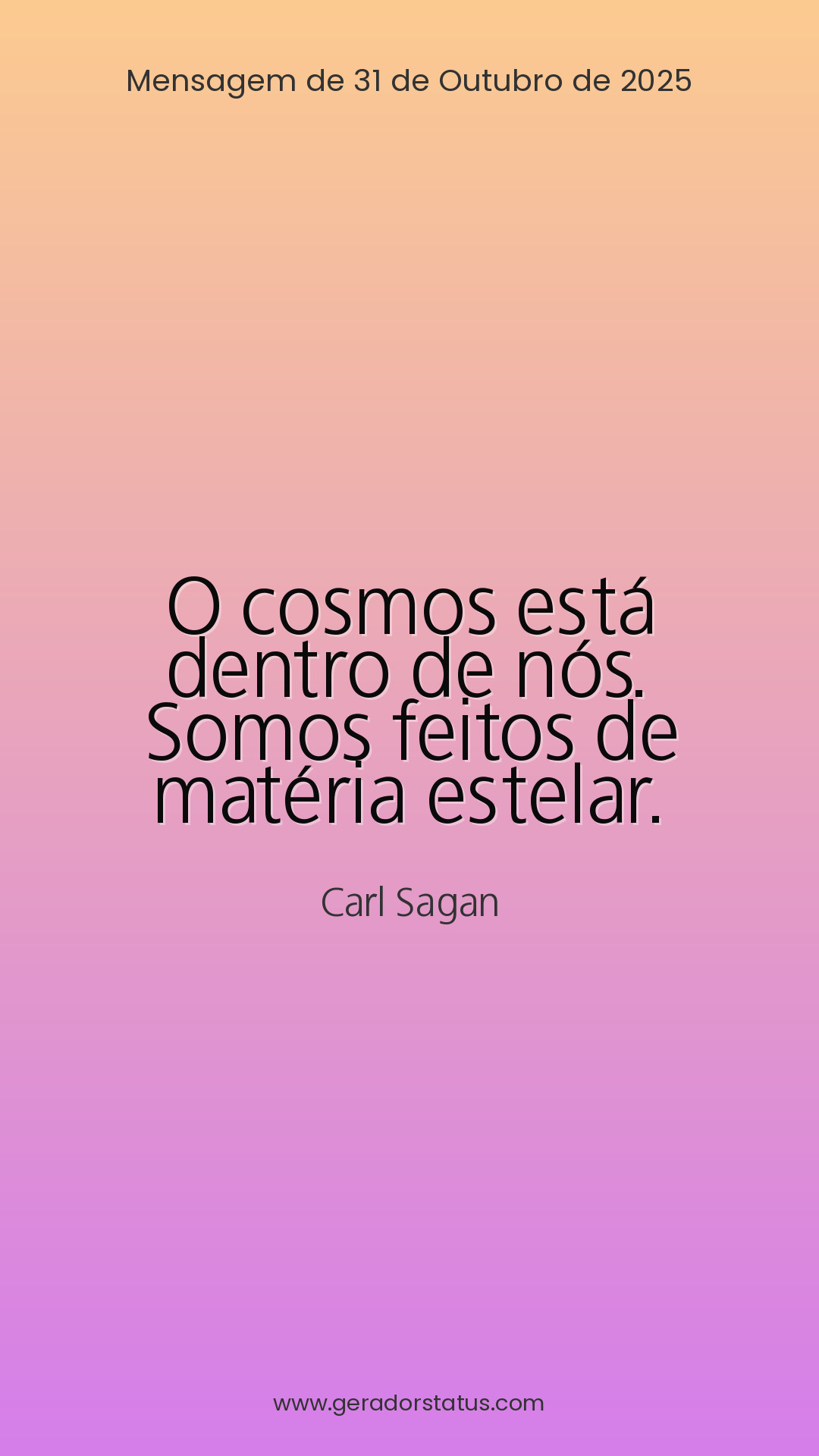 Status do dia: Citação