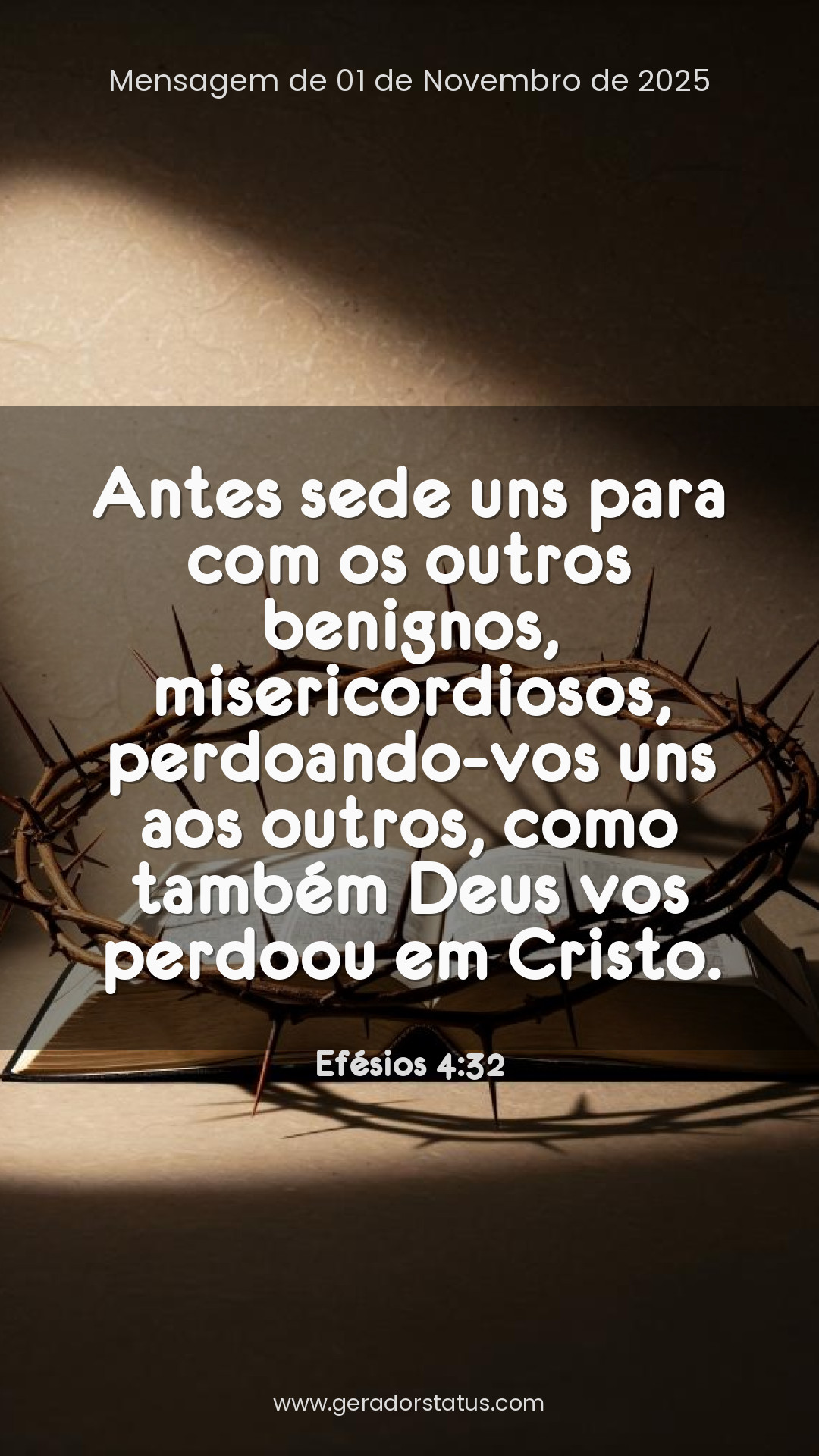 Status do dia: Versículo