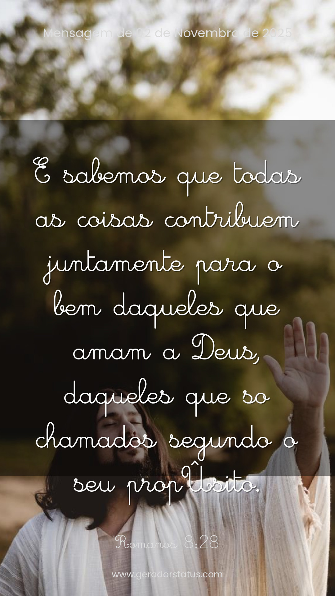 Status do dia: Versículo