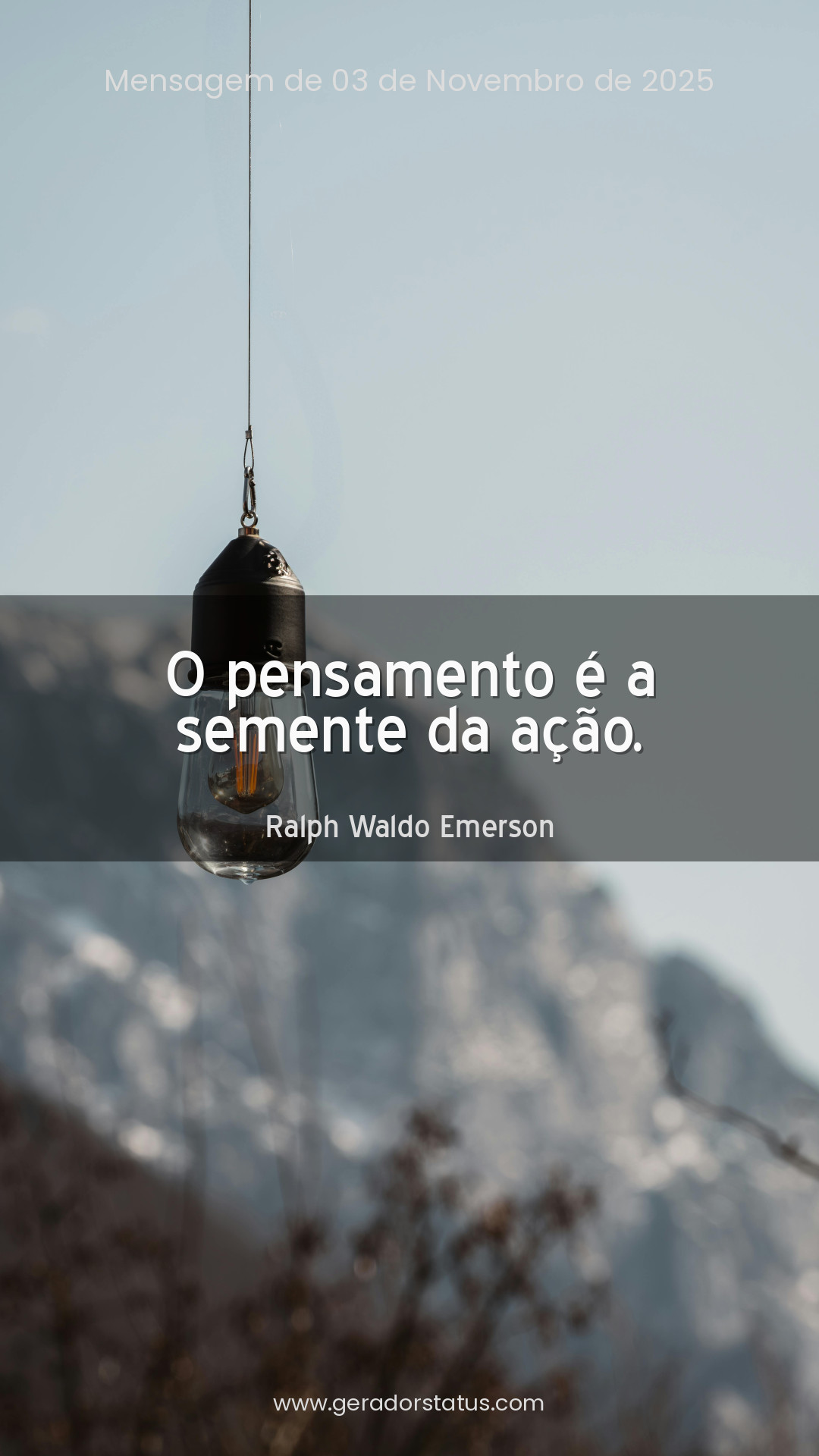 Status do dia: Citação