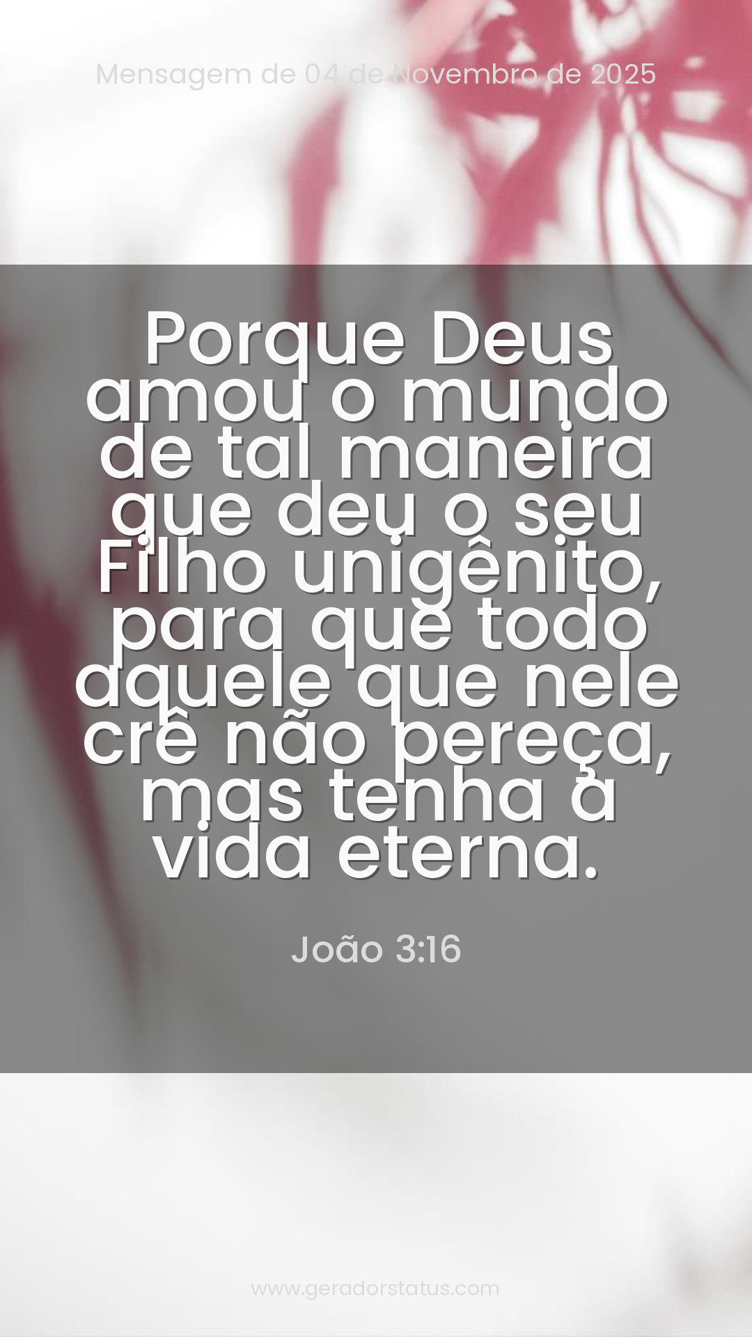 Status do dia: Versículo