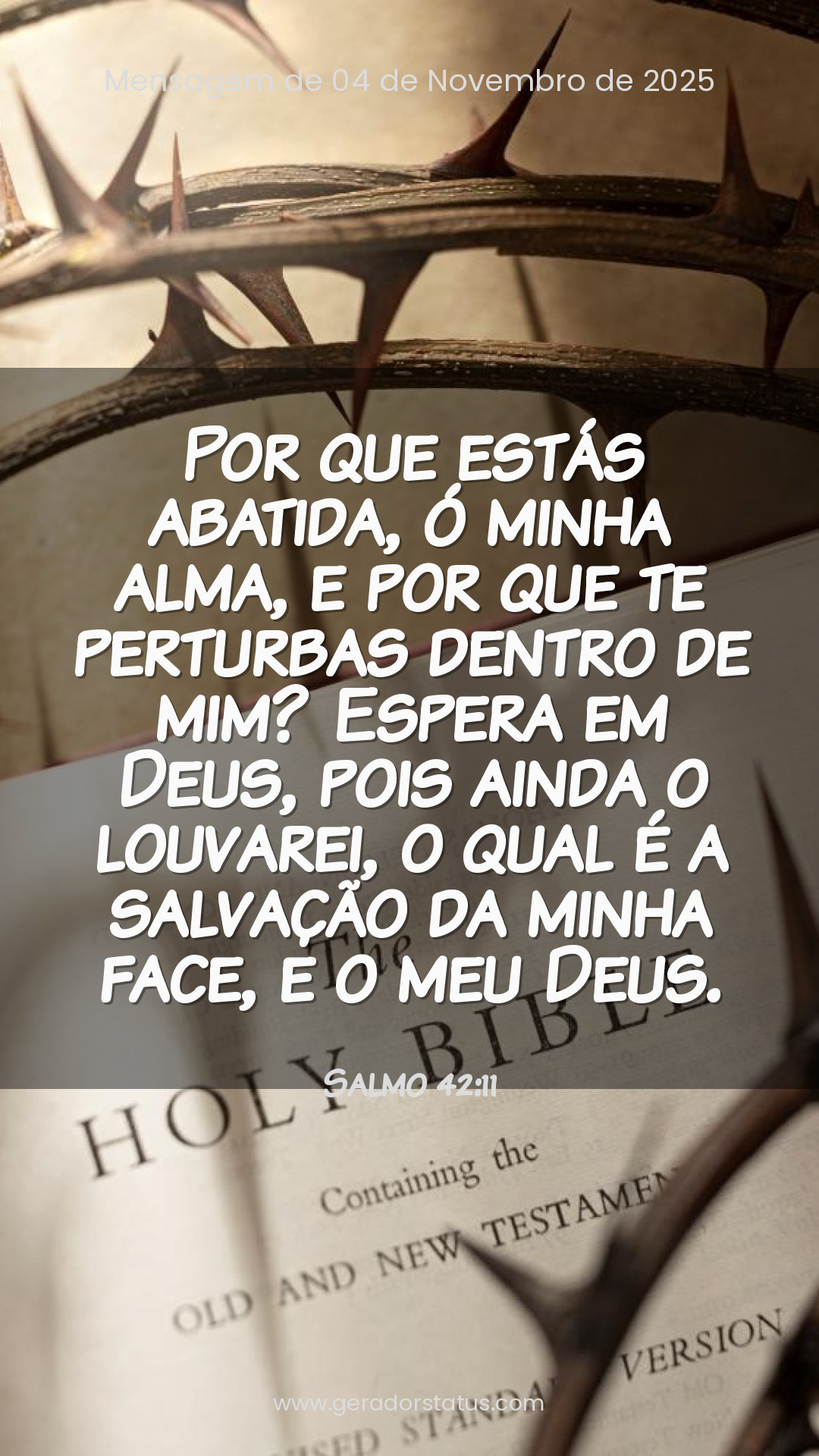 Status do dia: Salmo