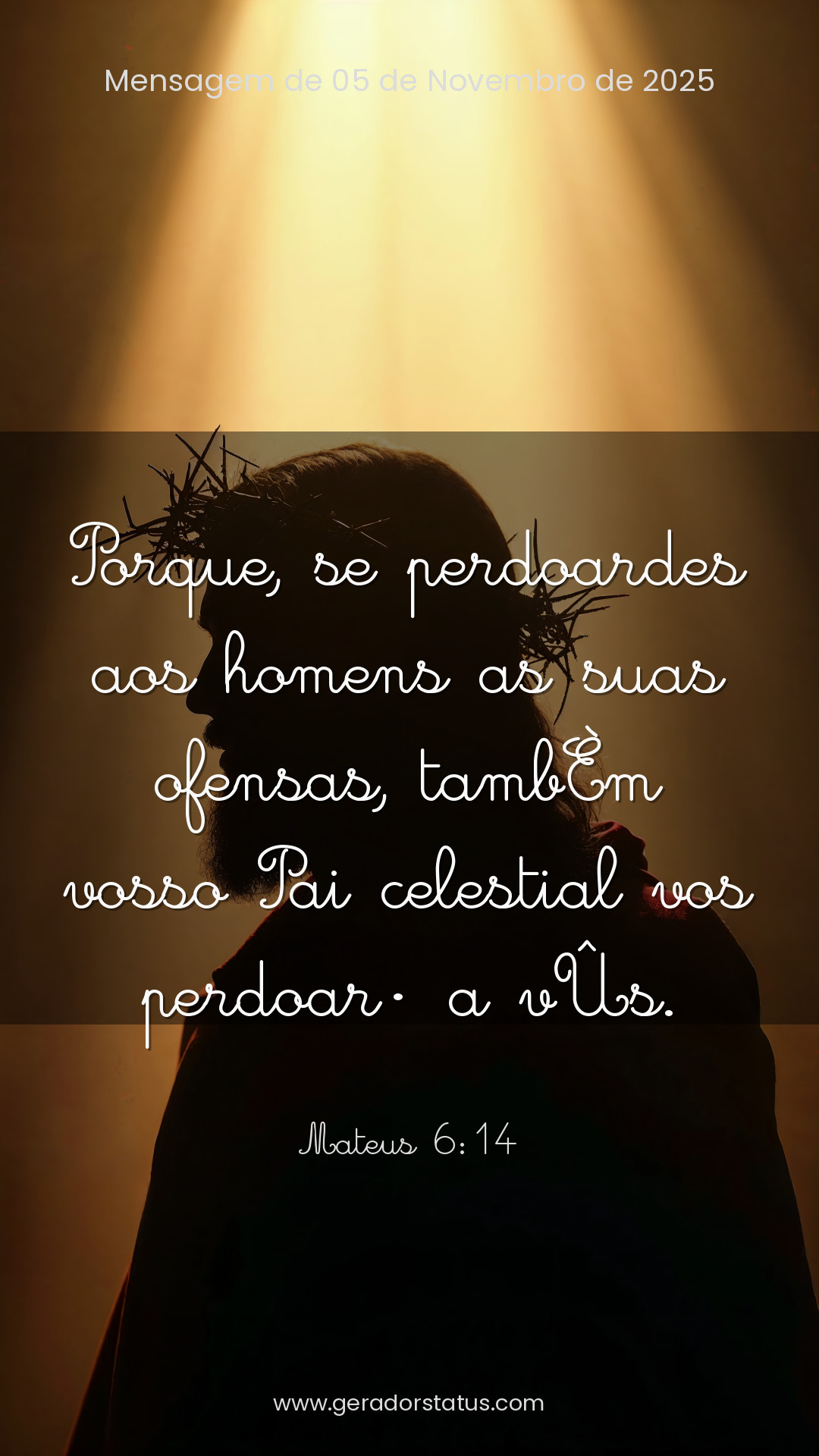 Status do dia: Versículo