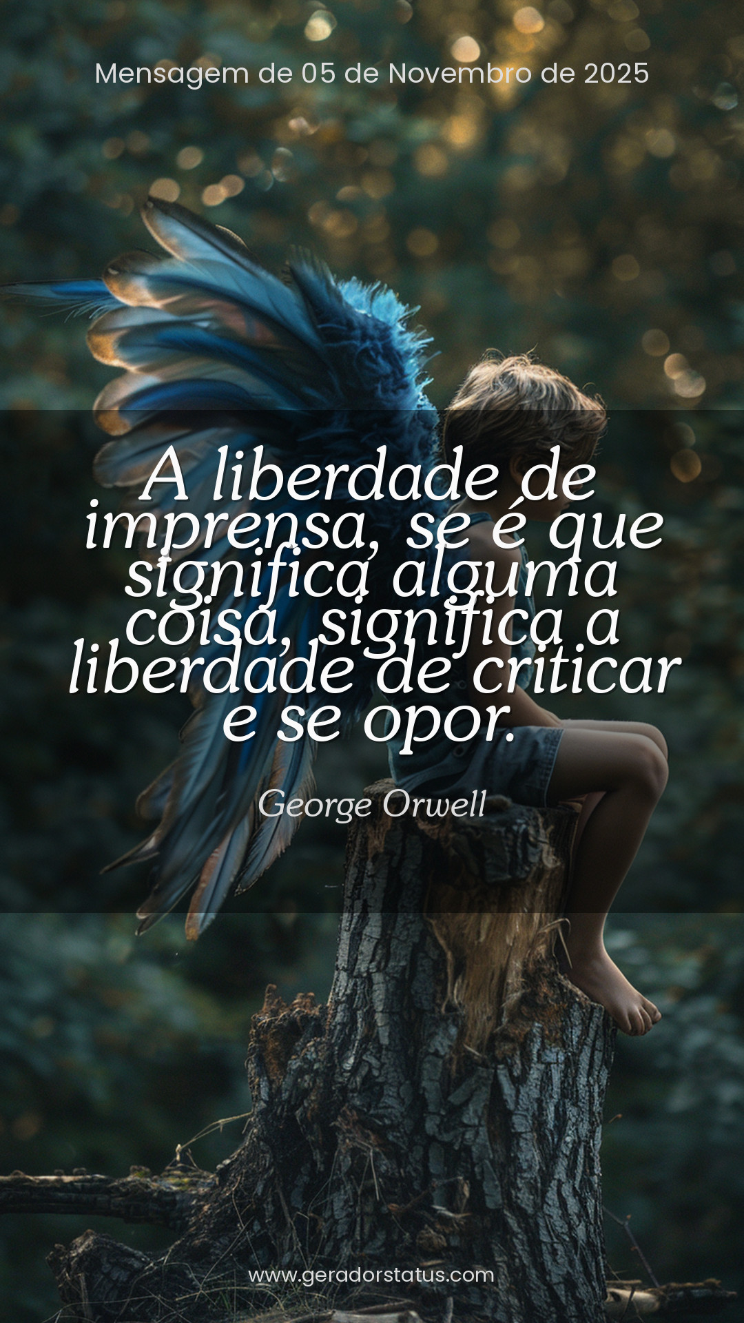 Status do dia: Citação