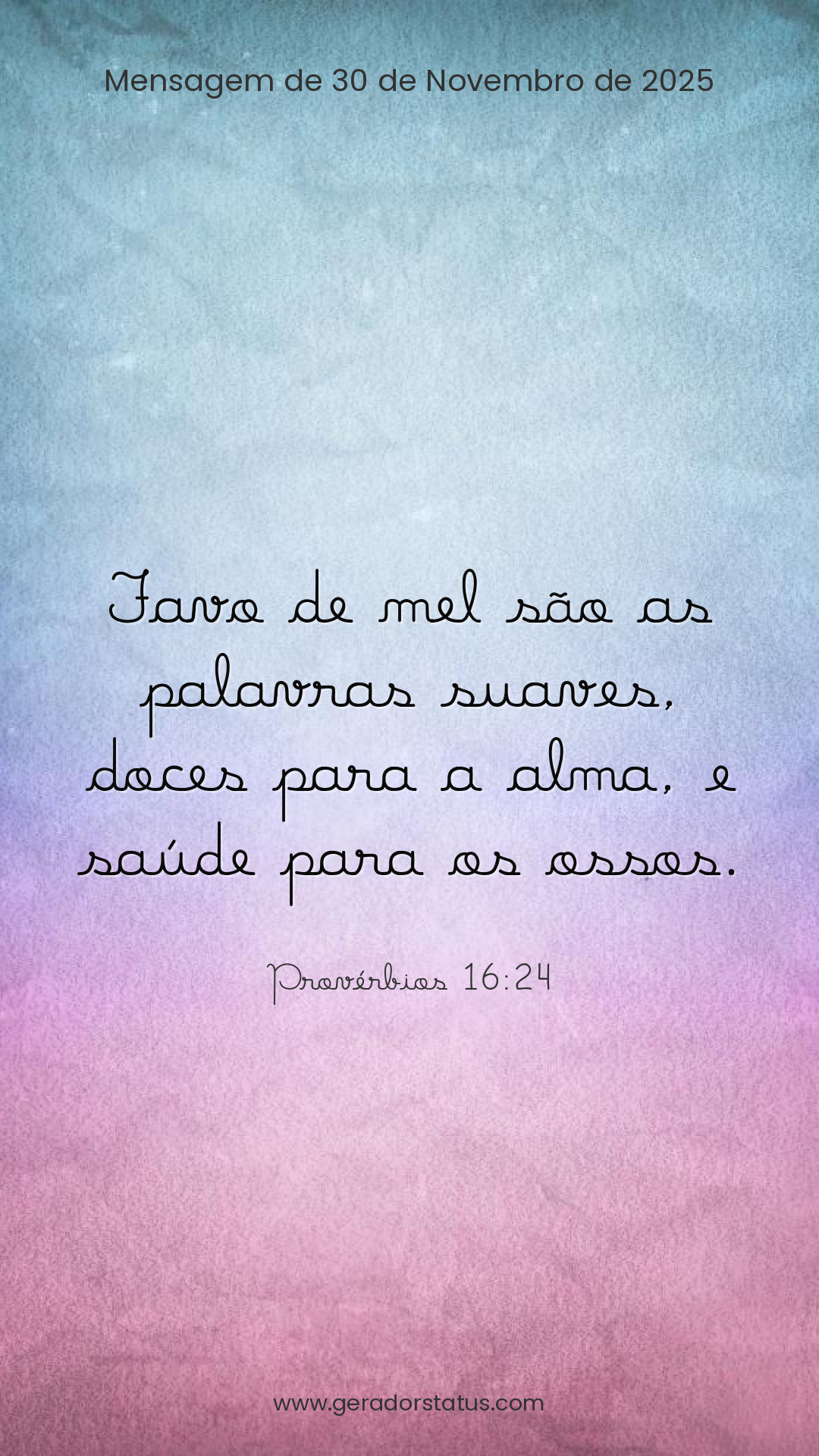 Status do dia: Versículo