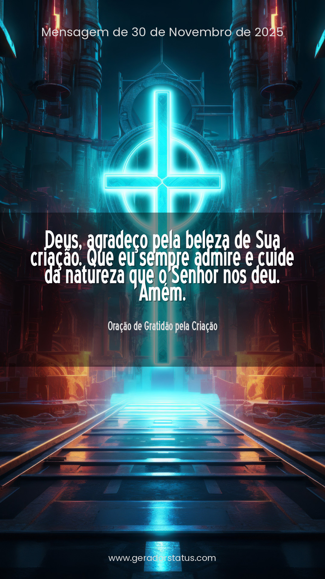 Status do dia: Oração Cristã