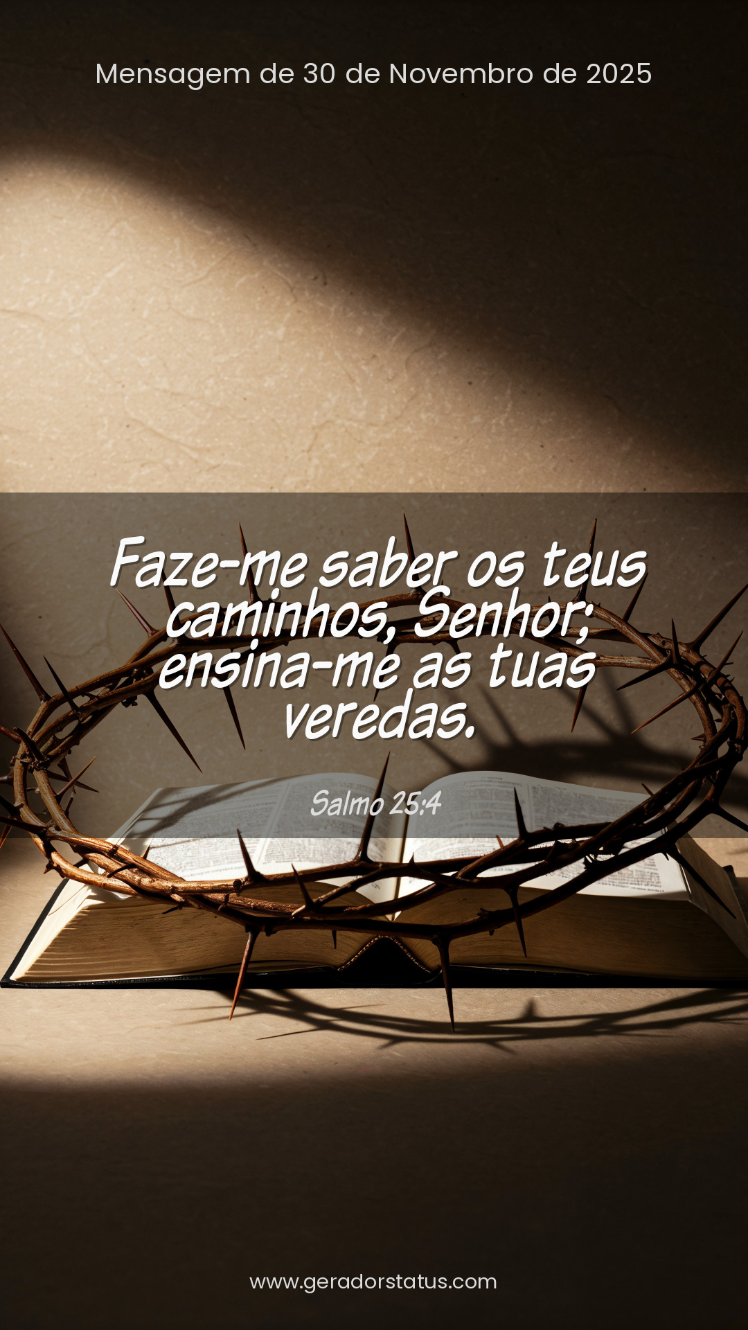 Status do dia: Salmo