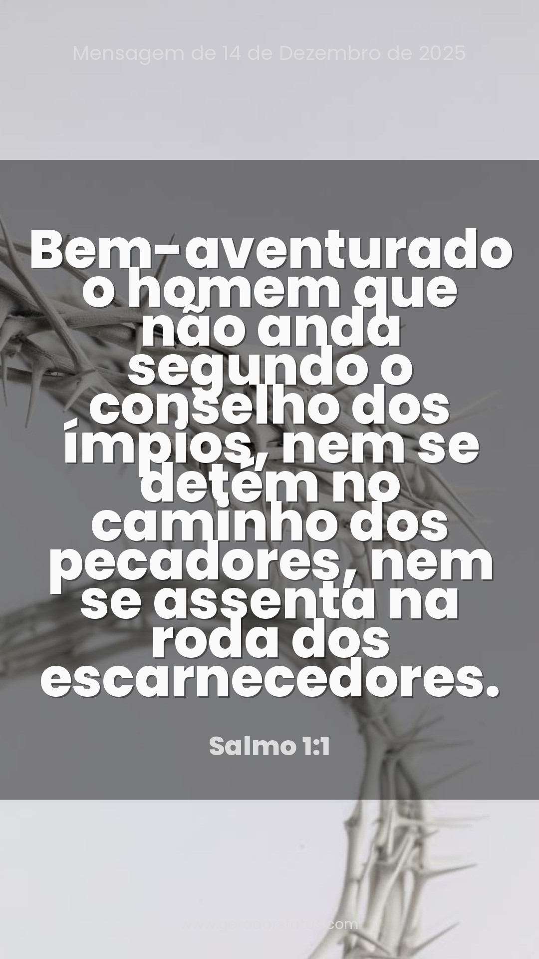 Status do dia: Salmo