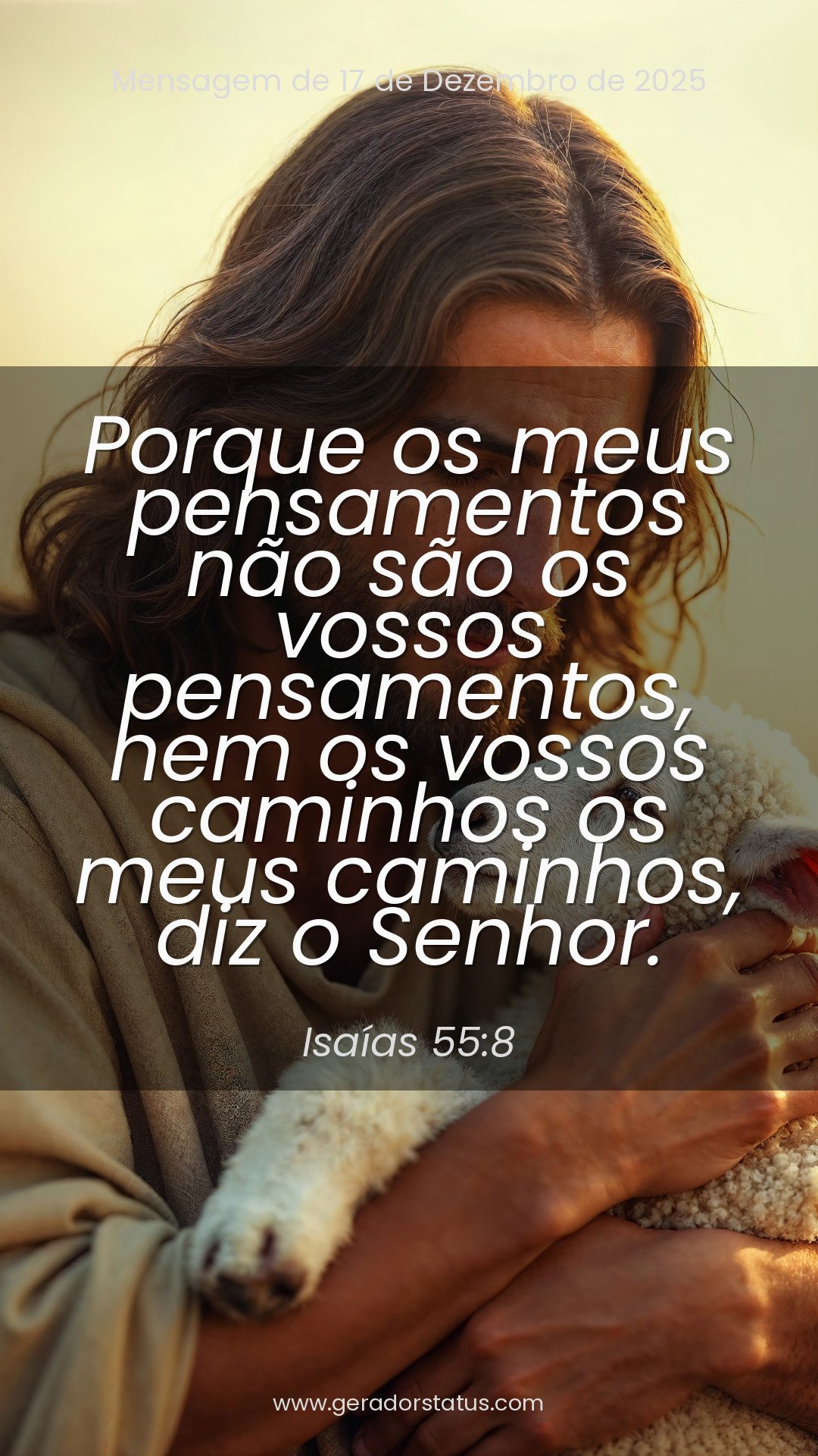 Status do dia: Versículo