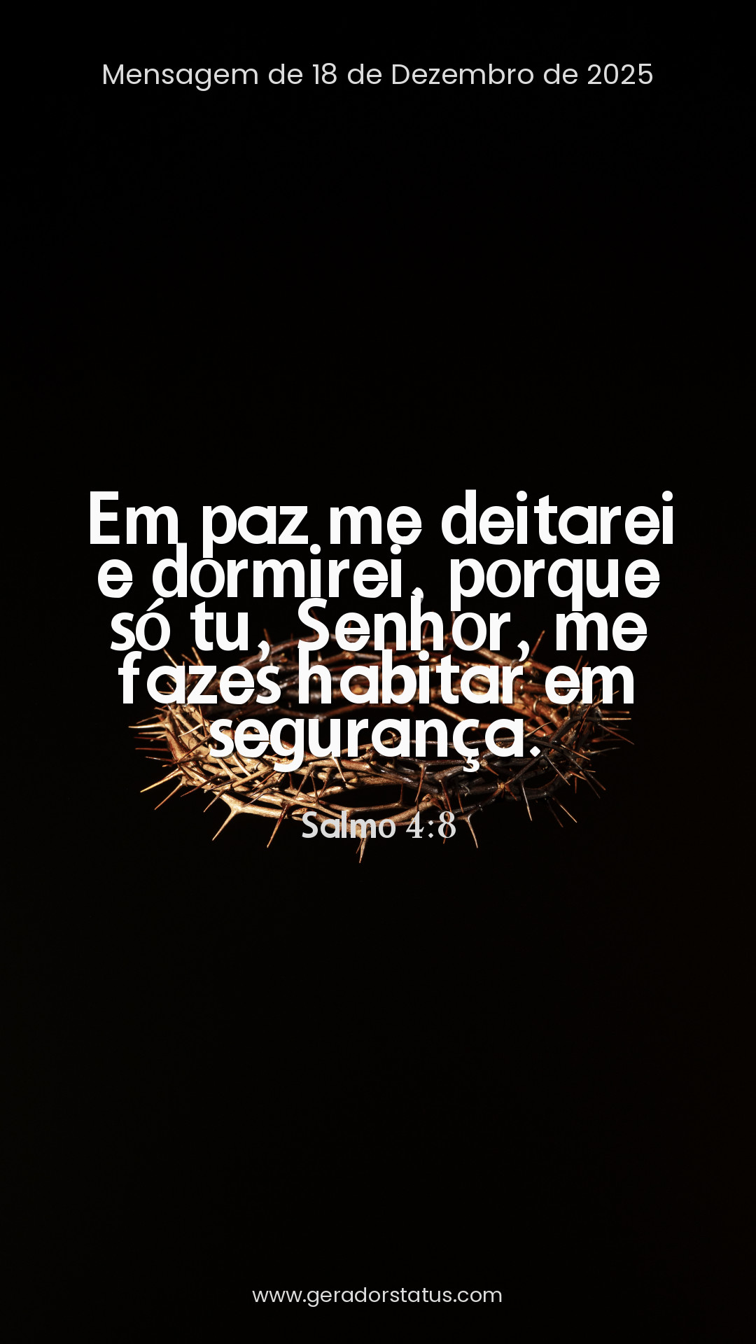 Status do dia: Salmo