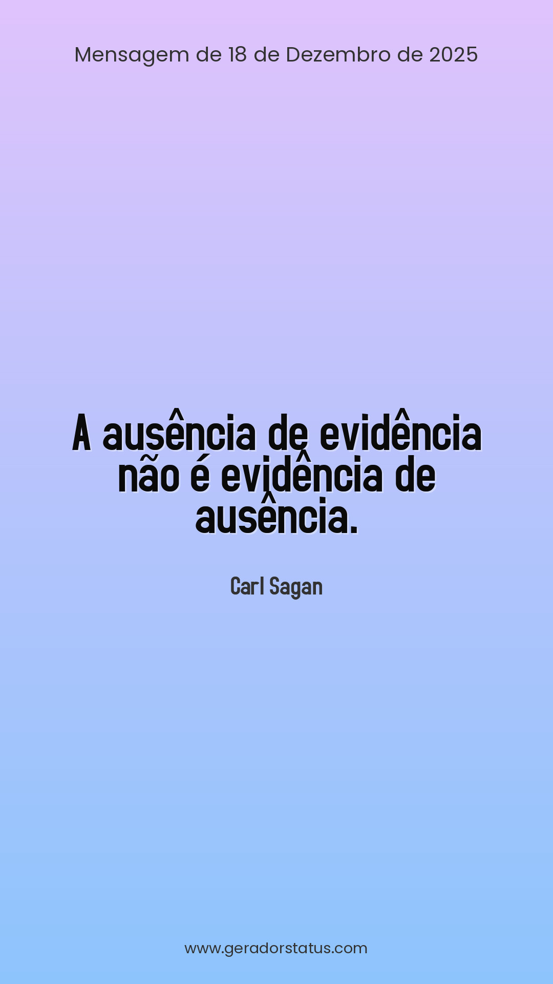 Status do dia: Citação