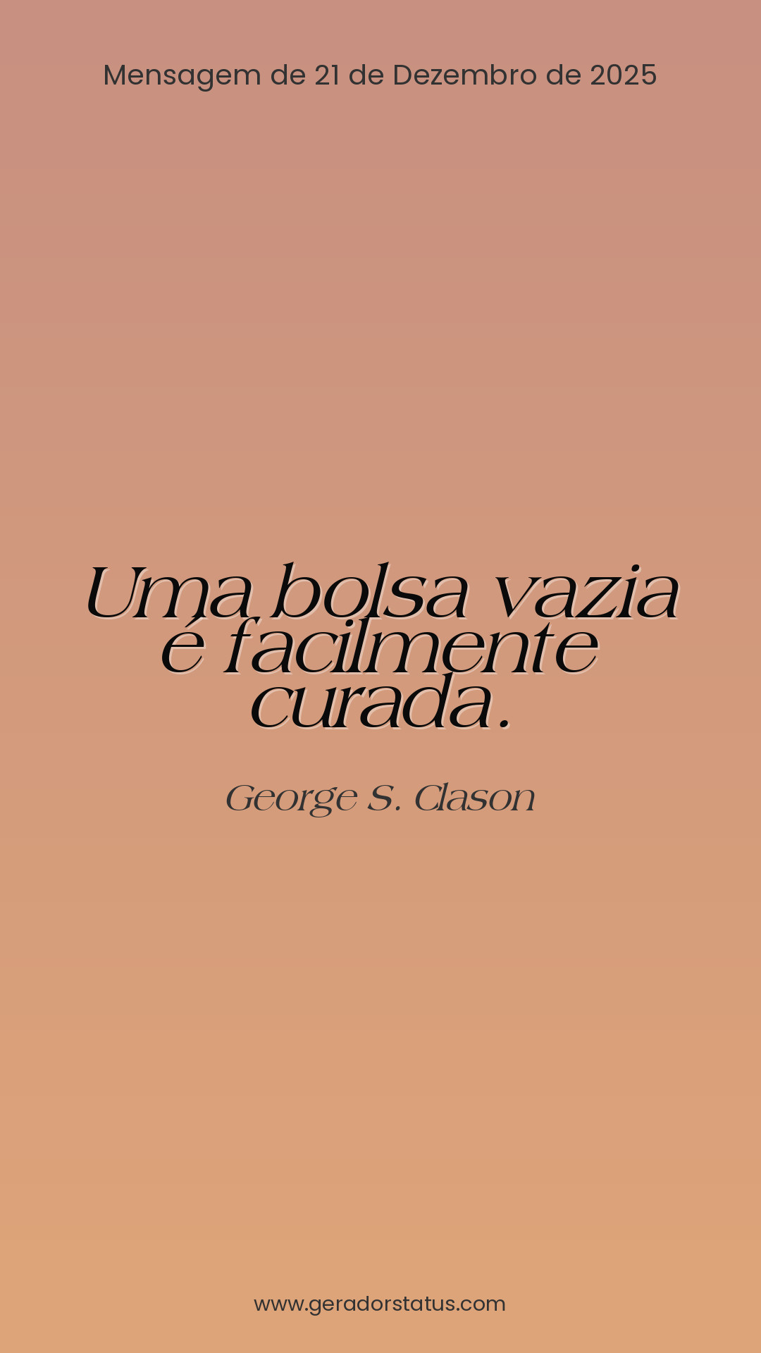 Status do dia: Sabedoria