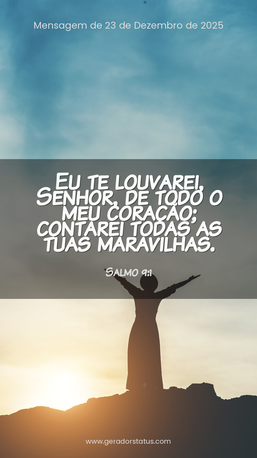 Status do dia: Salmo