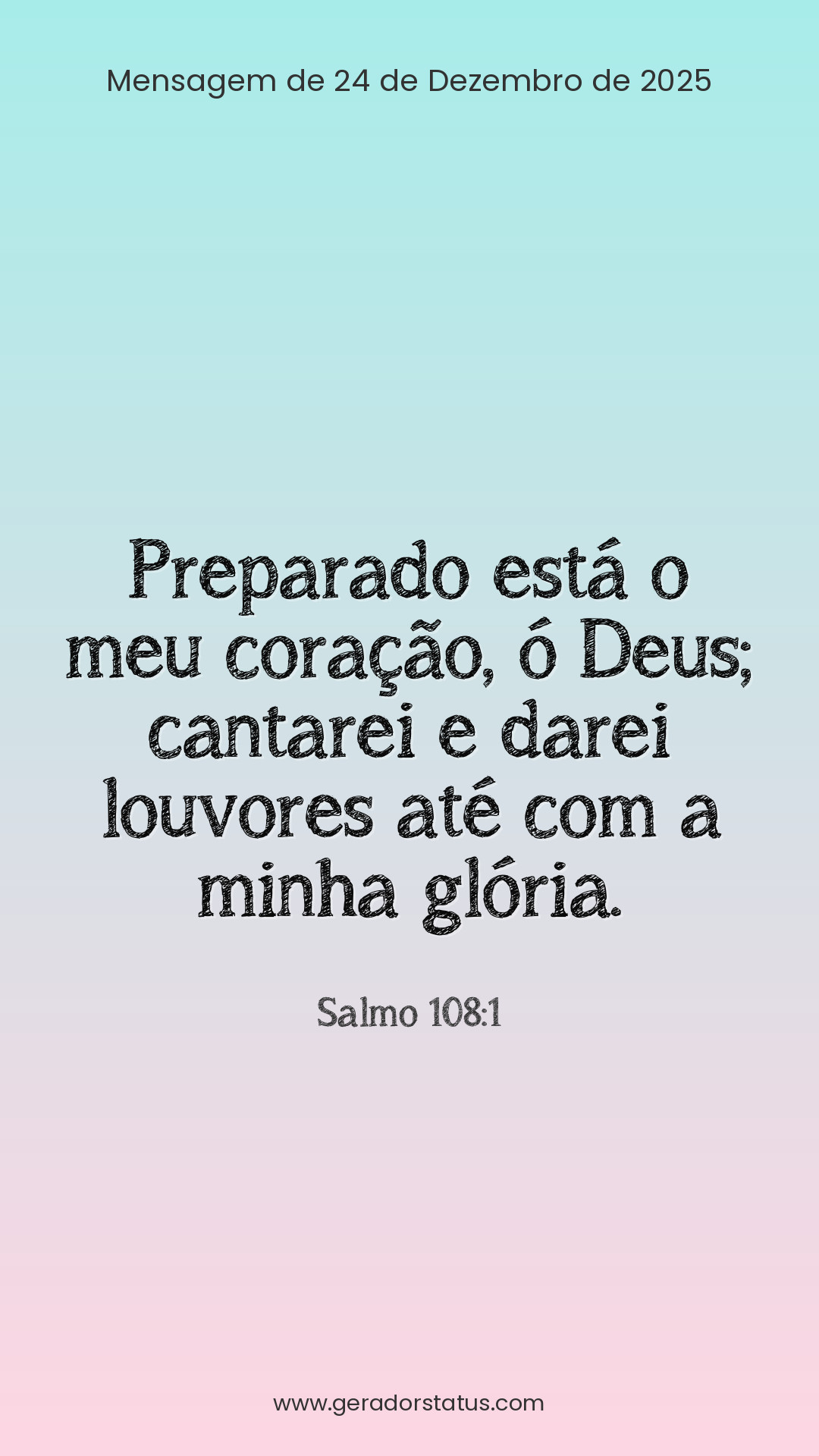 Status do dia: Salmo